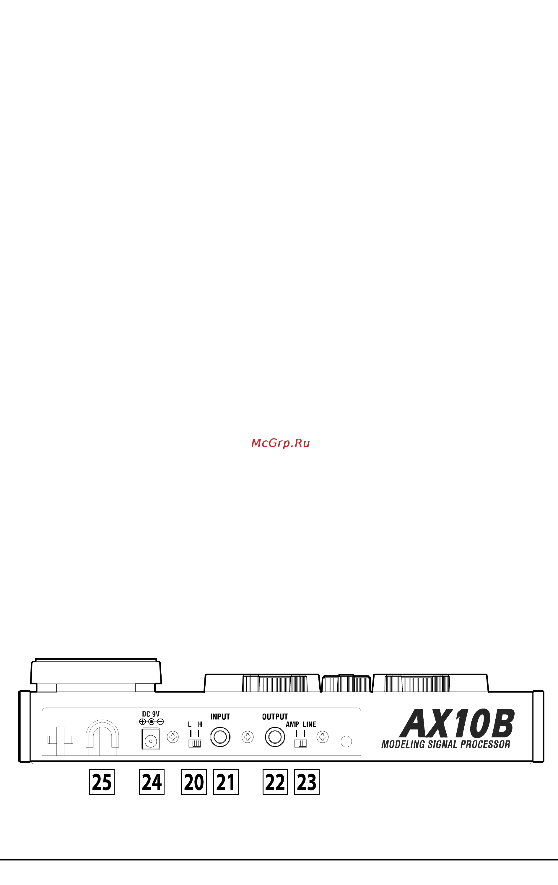 Korg AX10B [8/19] Ах10в