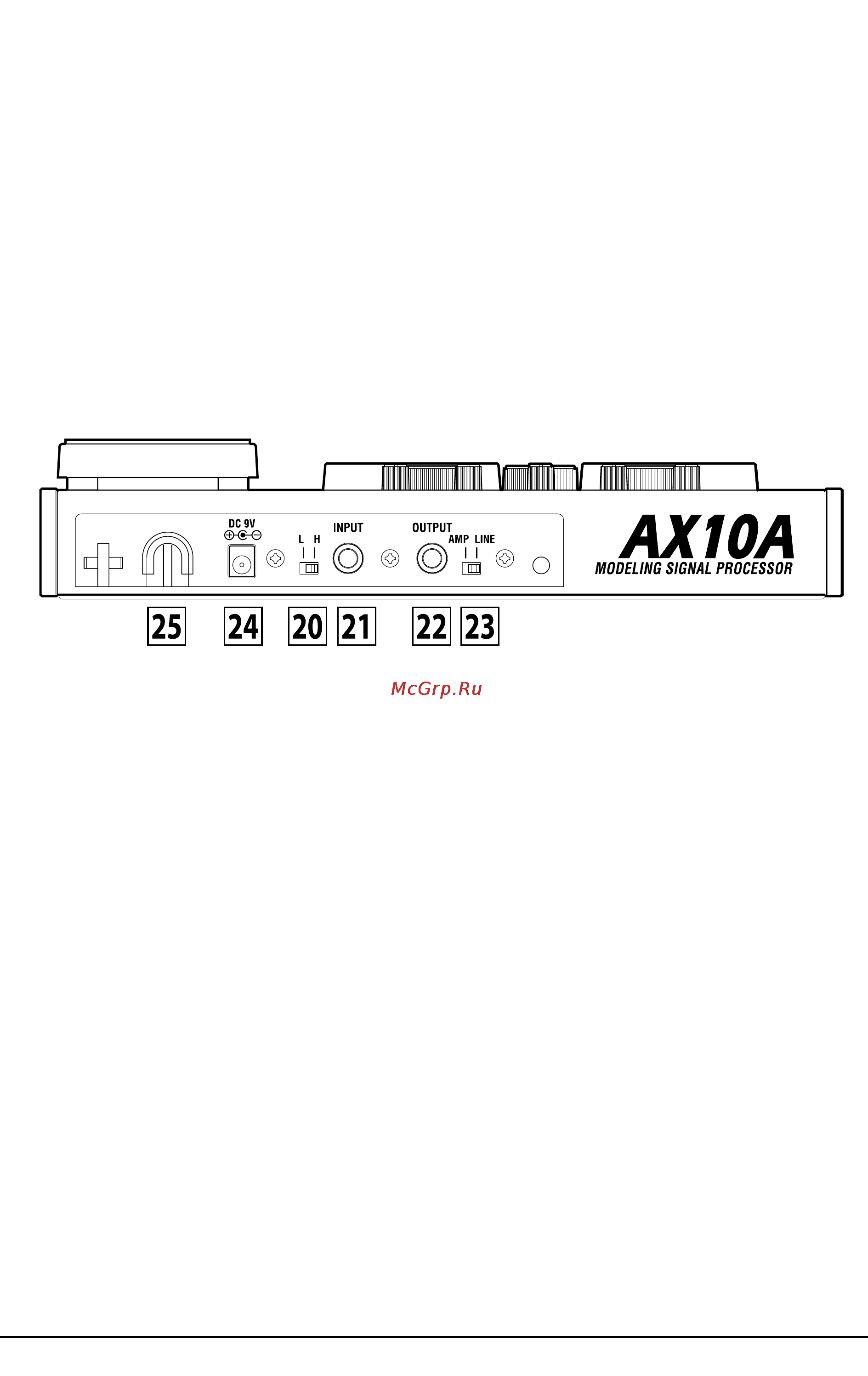 Korg AX10A [8/18] 24 20 21 22 23
