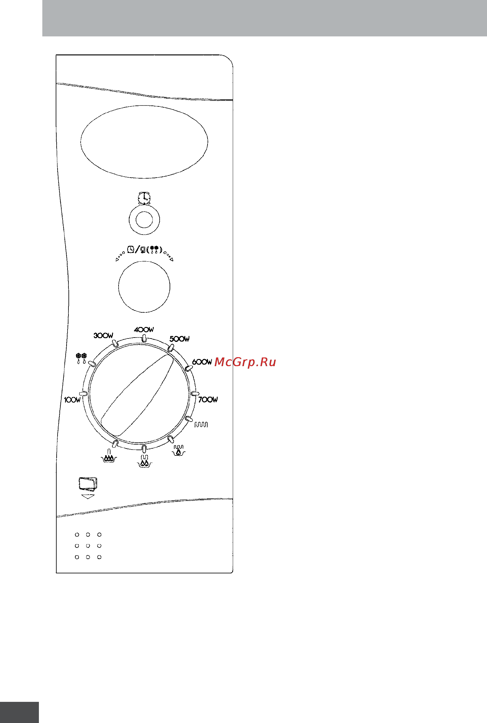 Akai MW-1701G [6/20] Дисплей