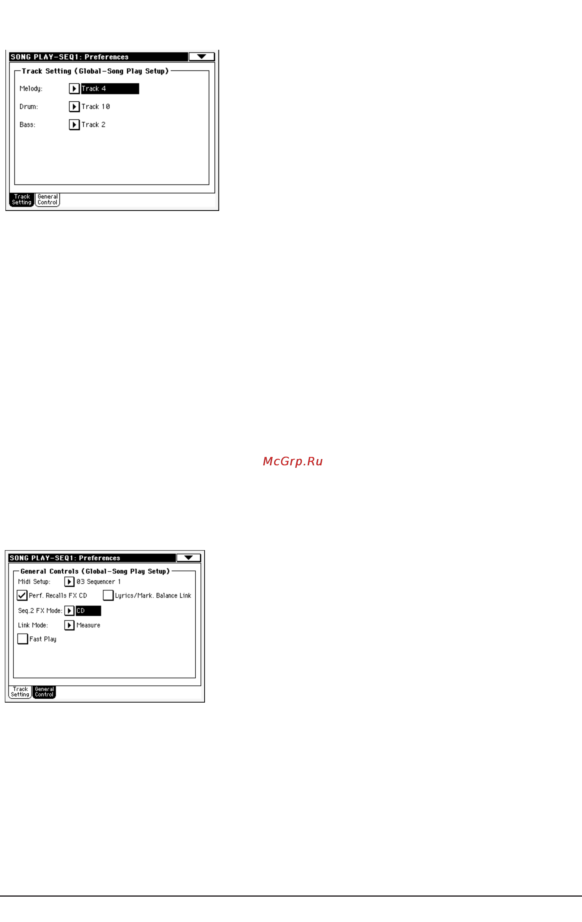 Korg PA588 [190/359] Preferences general control