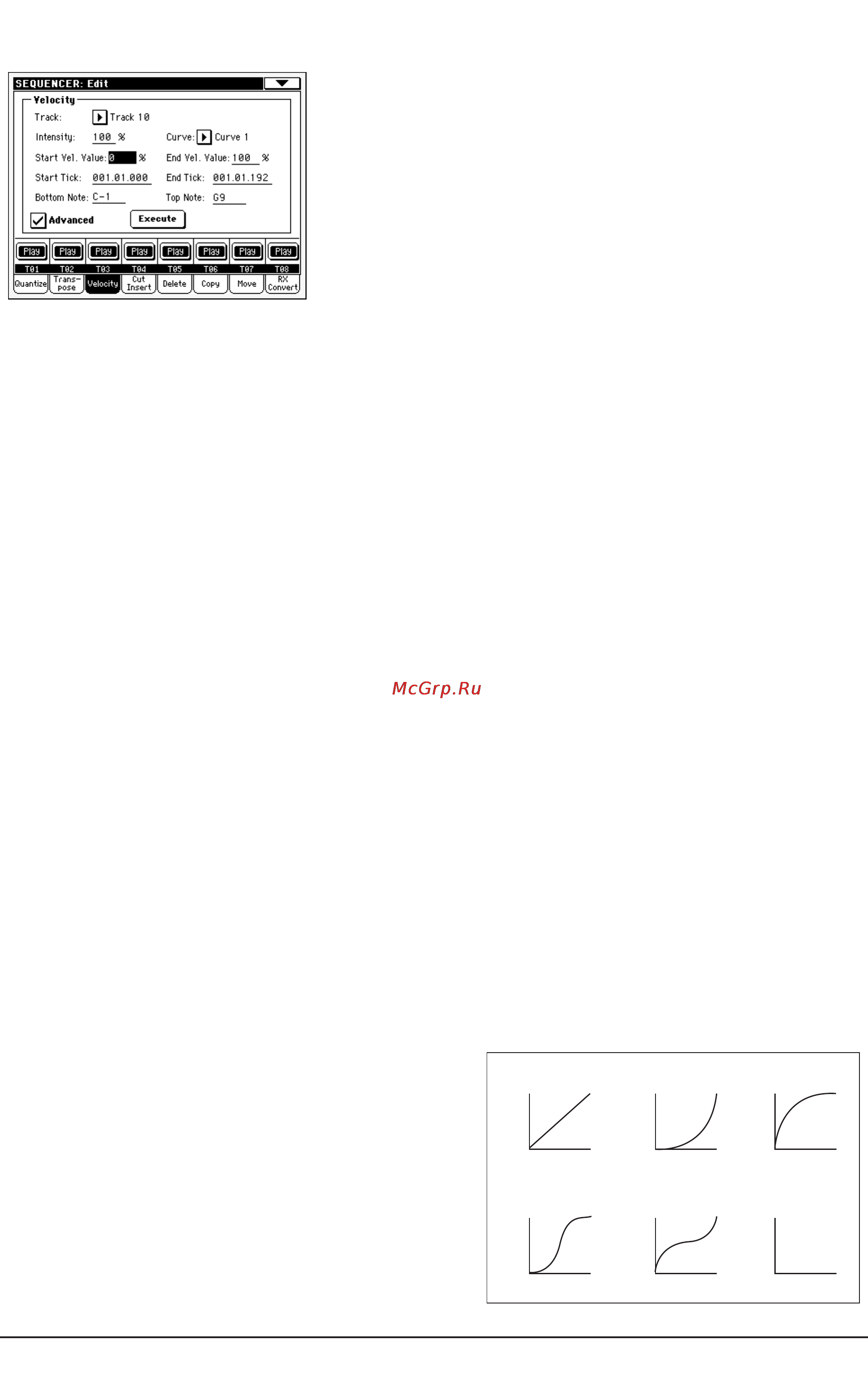 Korg PA588 [236/359] Song edit velocity