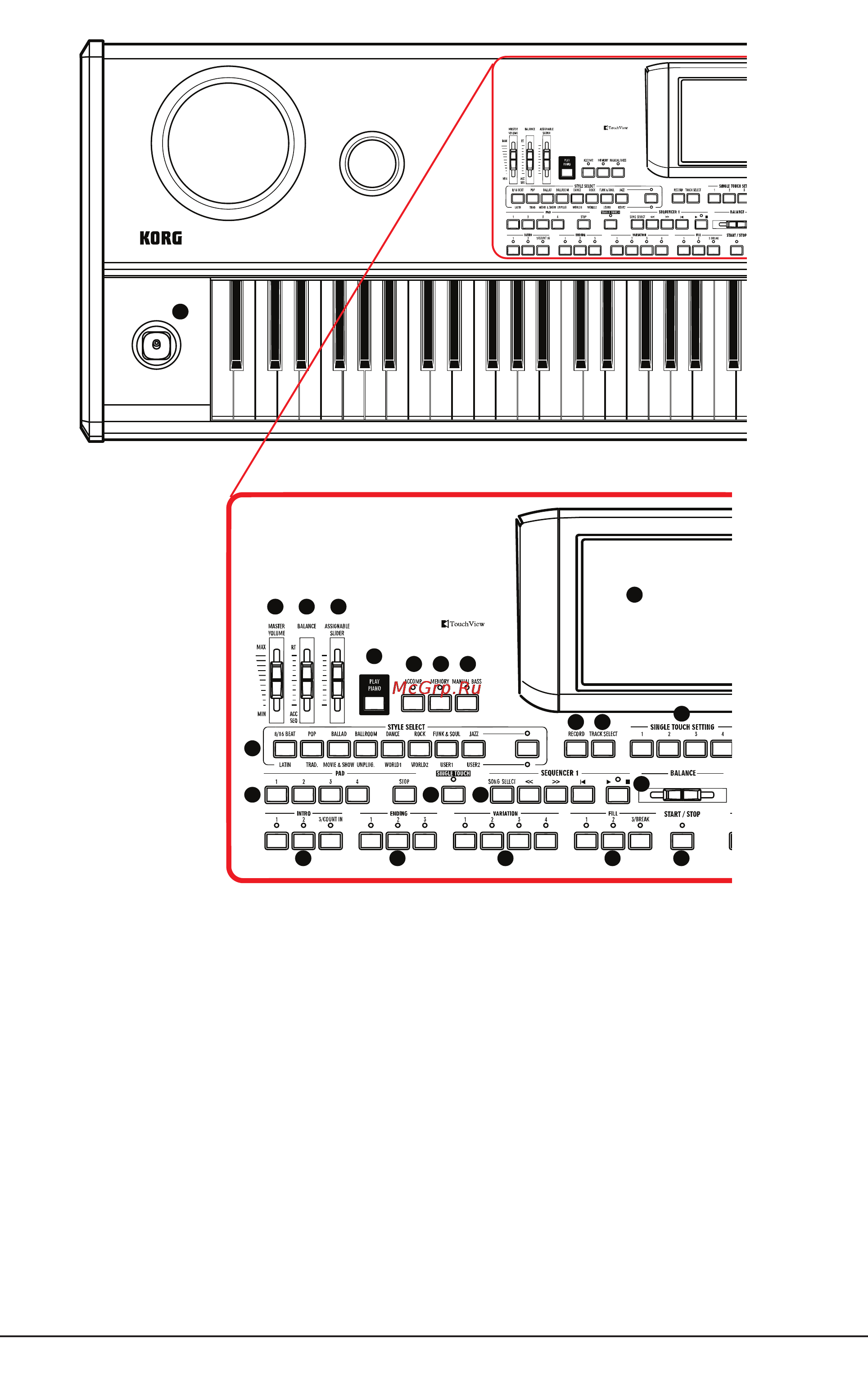 Korg PA588 [8/359] Г g g i ч т qj ппг