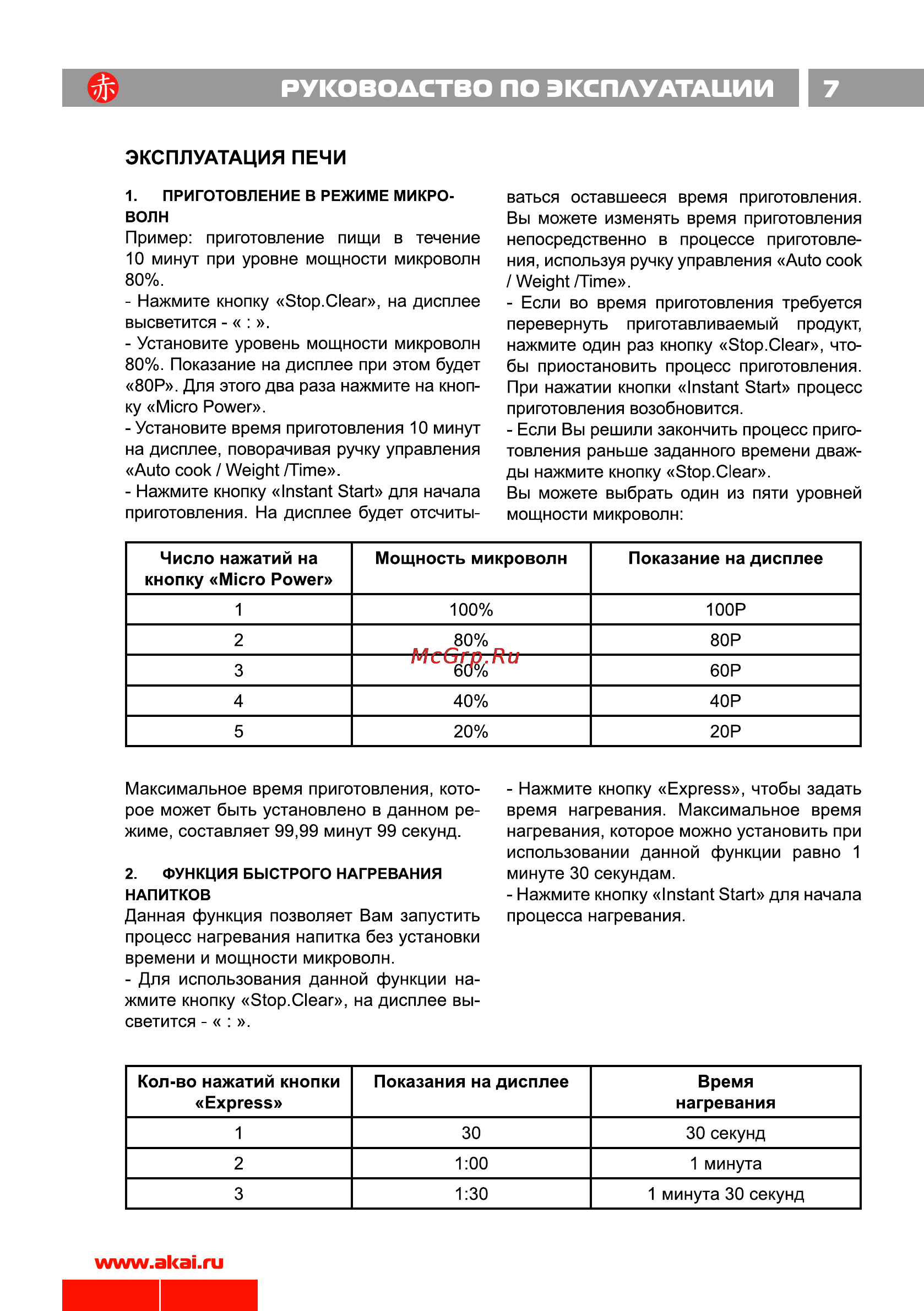 Akai ME 1701 S Инструкция по эксплуатации онлайн [8/23] 6490