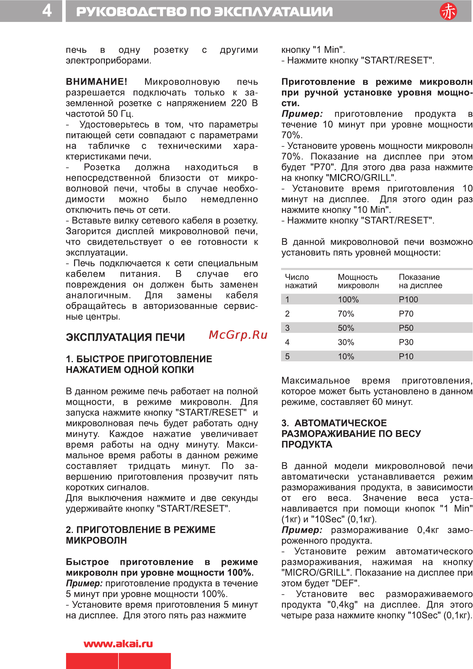 Akai AM800-DS20 [6/10] Руководство по эксплуатации