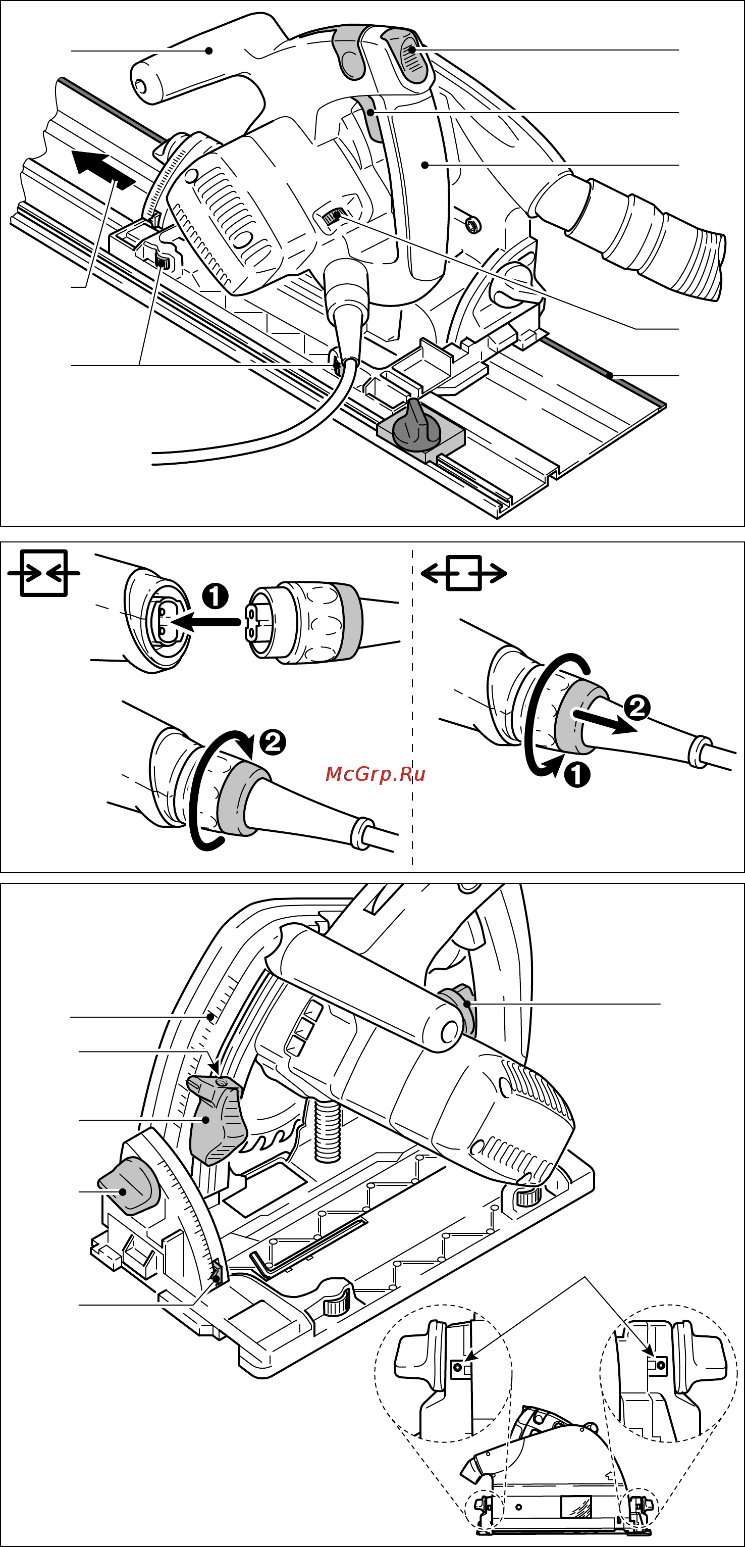 Festool TS 75 EBQ 561184 Инструкция по эксплуатации онлайн [3/94] 6635