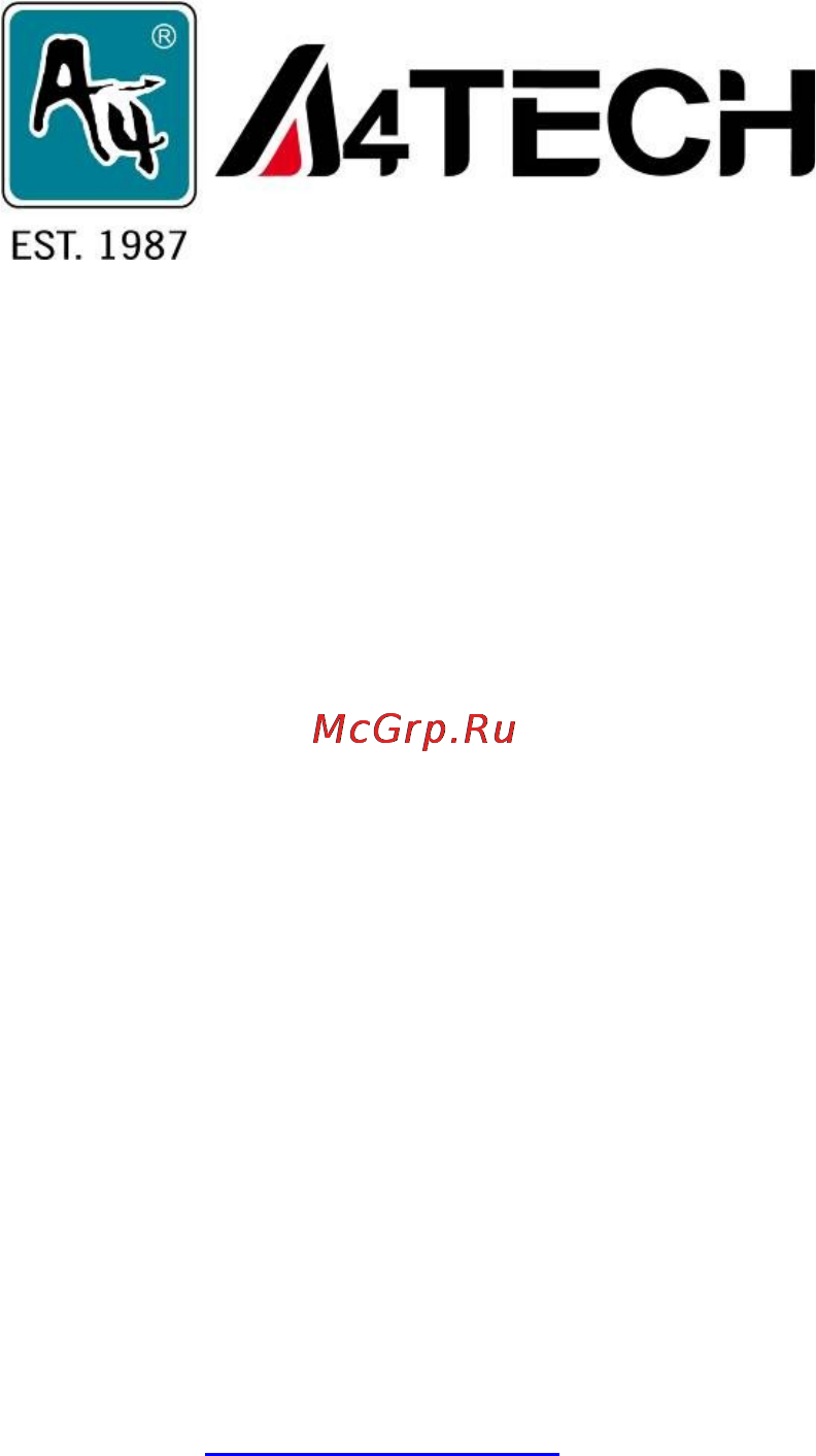 A4Tech G6-70MD Инструкция по эксплуатации онлайн