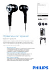 Philips SHE8500 &frasl; 00 Инструкция по эксплуатации