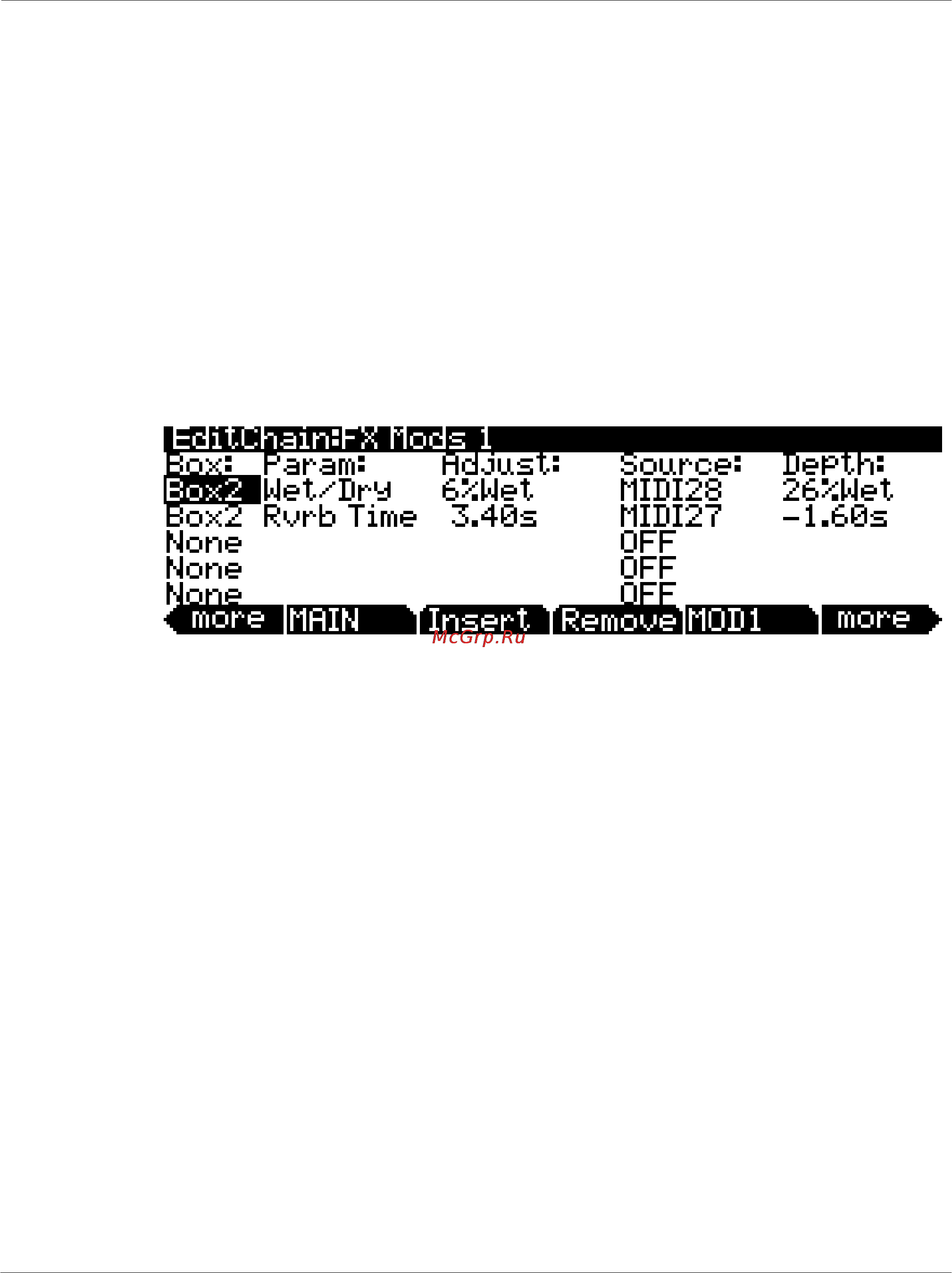 Kurzweil PC361 [187/298] Страницы mod