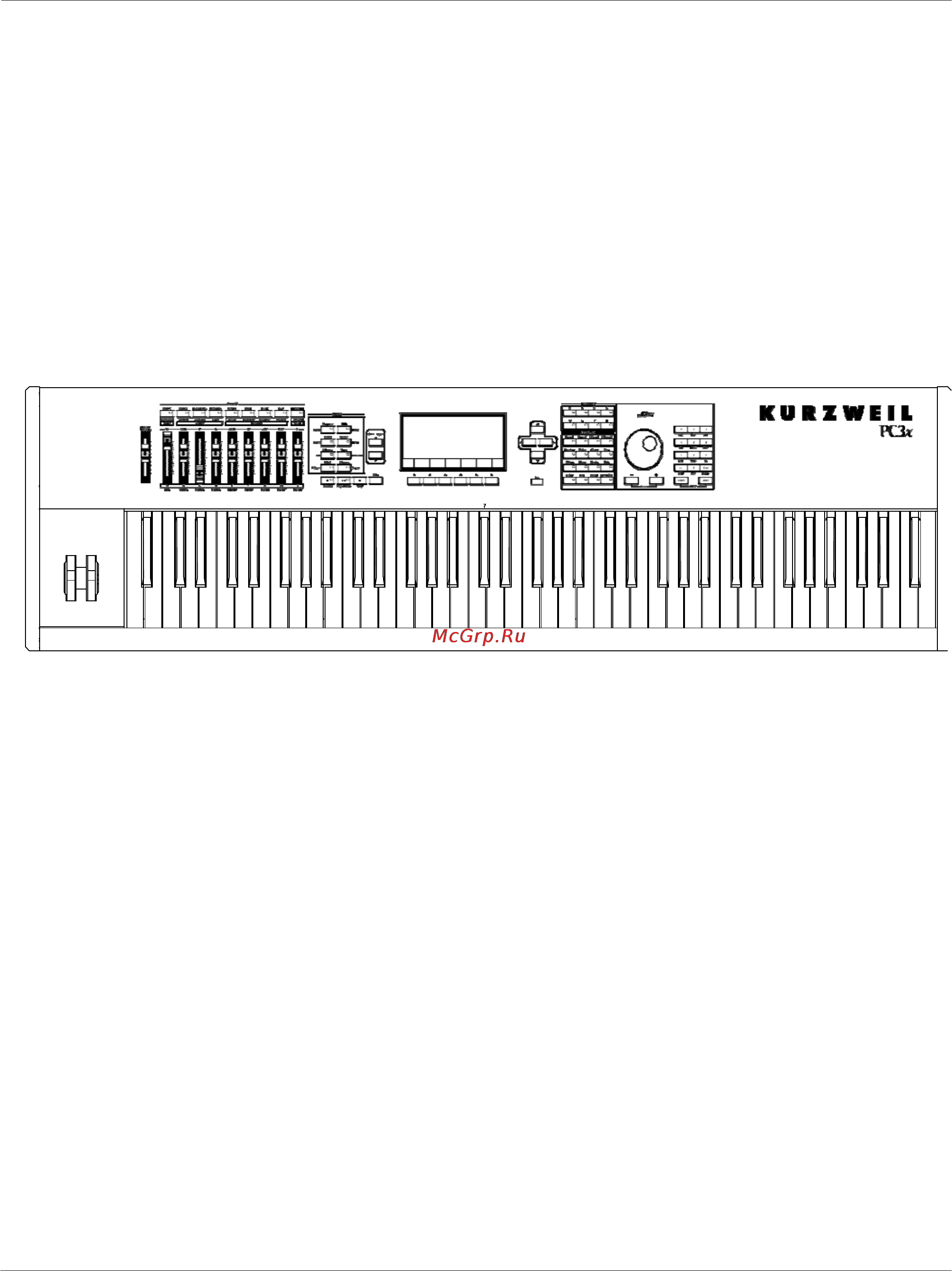 Kurzweil PC361 [35/298] Раздел 3 основные принципы работы с пользовательским интерфейсом