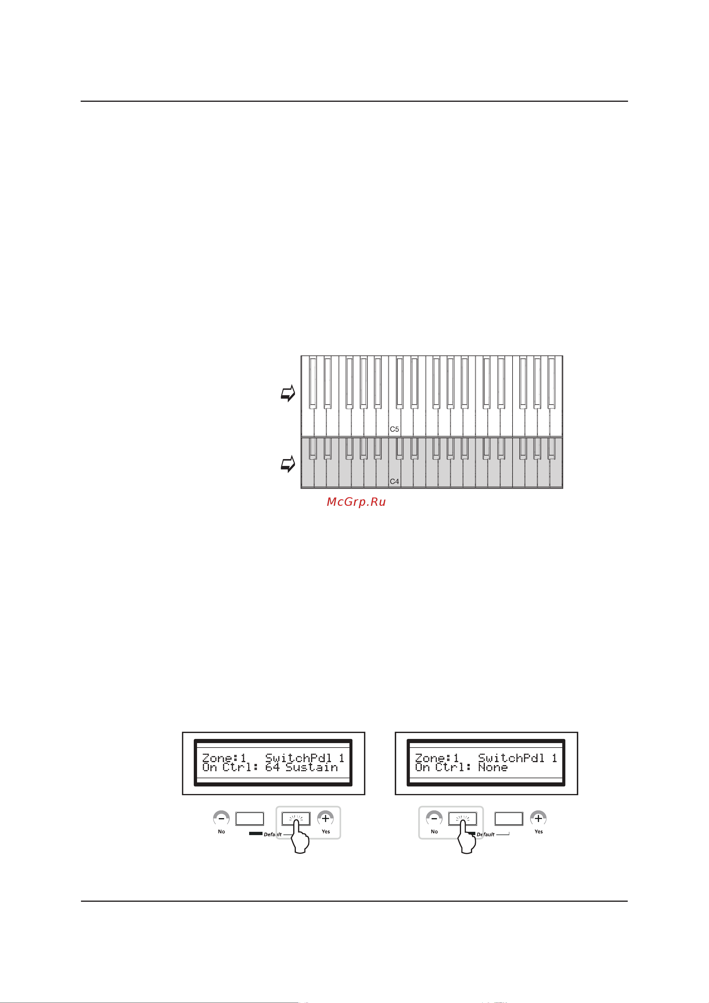 Kurzweil SP3X [52/78] Настройки педали