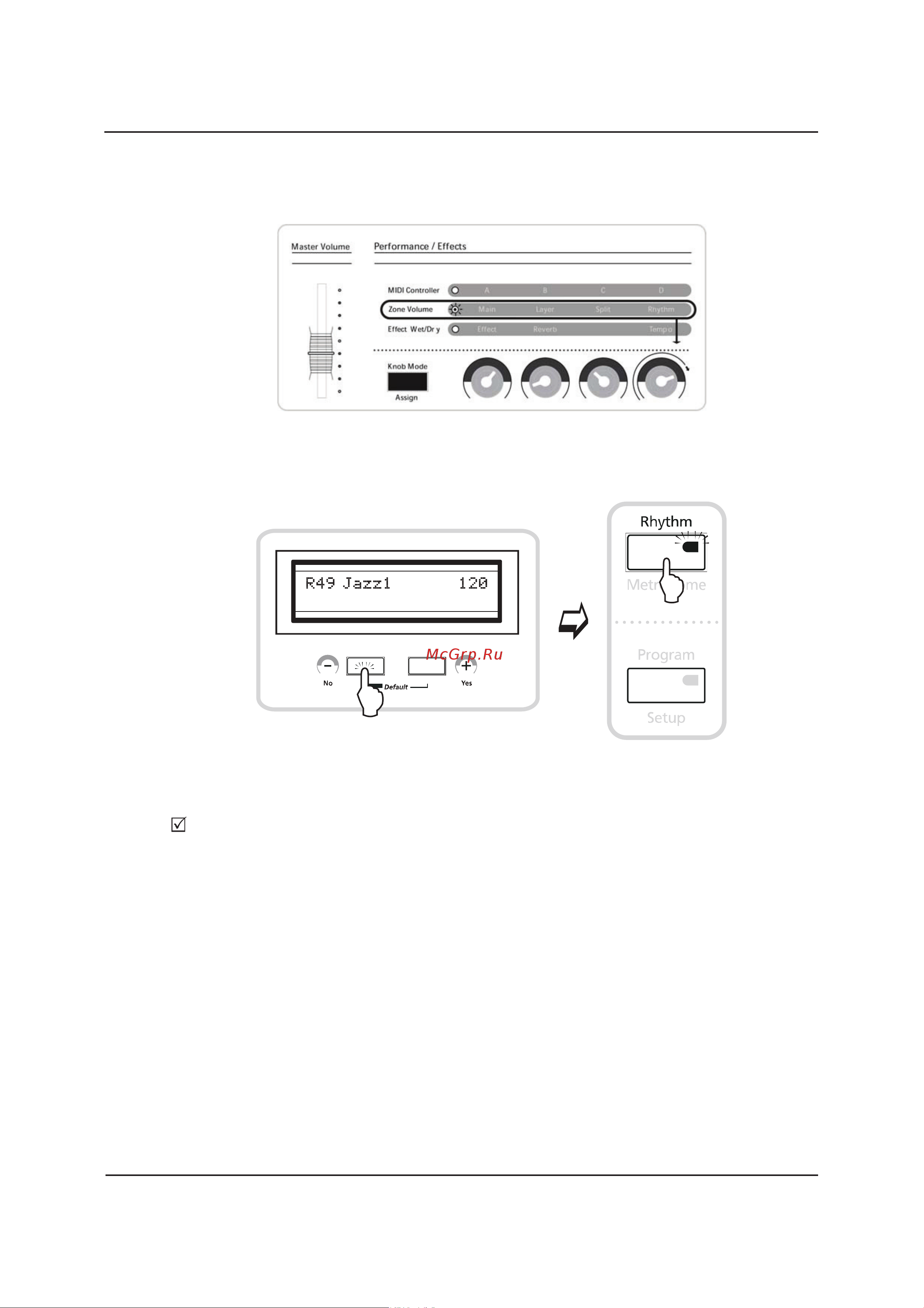 Kurzweil SP3X [75/78] Basic connections