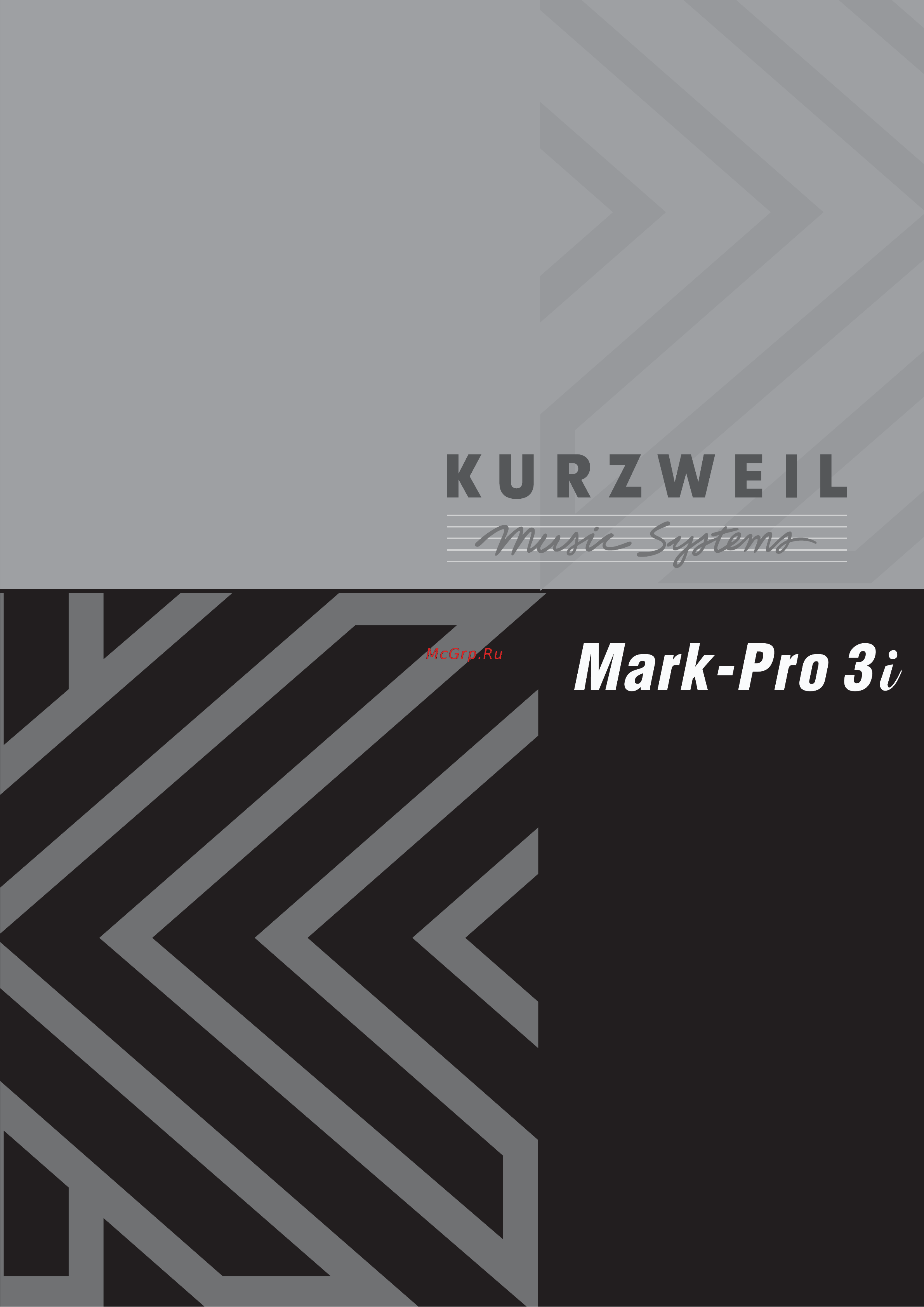 Kurzweil MARK PRO 3I Инструкция по эксплуатации онлайн