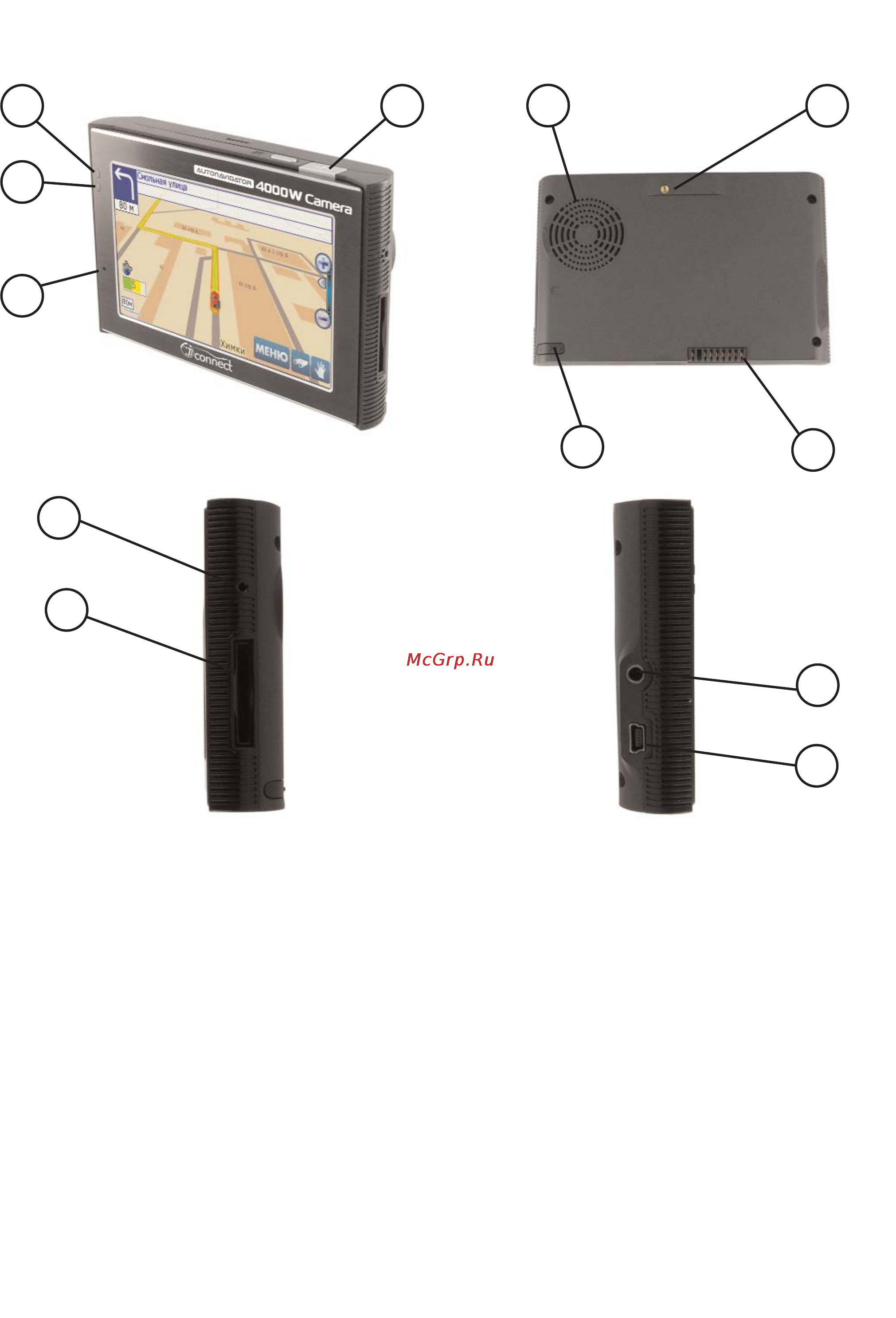JJ-Connect Autonavigator 4000W Camera [9/35] Внешний вид прибора
