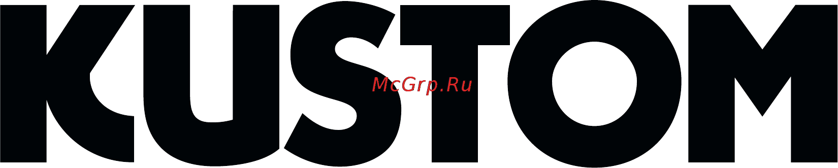 Kustom KBA65X Инструкция по эксплуатации онлайн