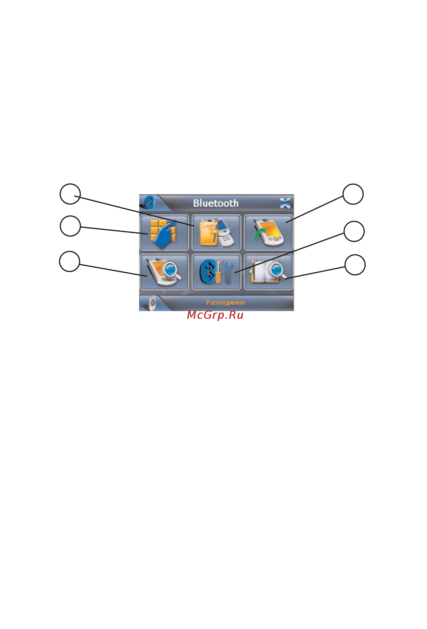 JJ-Connect AutoNavigator 3000 WIDE [21/33] Работа с bluetooth