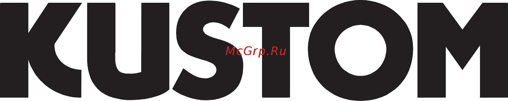 Kustom DUAL35DFX Инструкция по эксплуатации онлайн