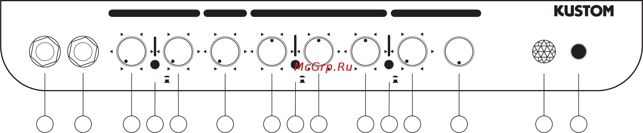 Kustom DUAL35DFX Инструкция по эксплуатации онлайн [3/4] 6968