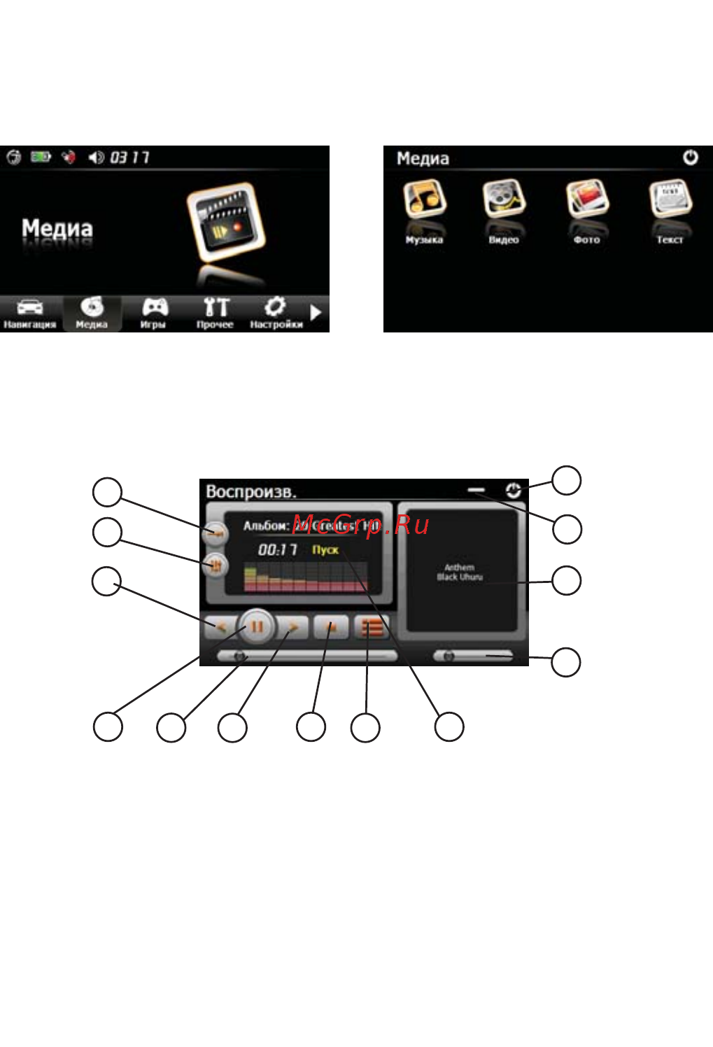 JJ-Connect Autonavigator 2200 Wide (2Gb) [9/23] Аудиоплеер