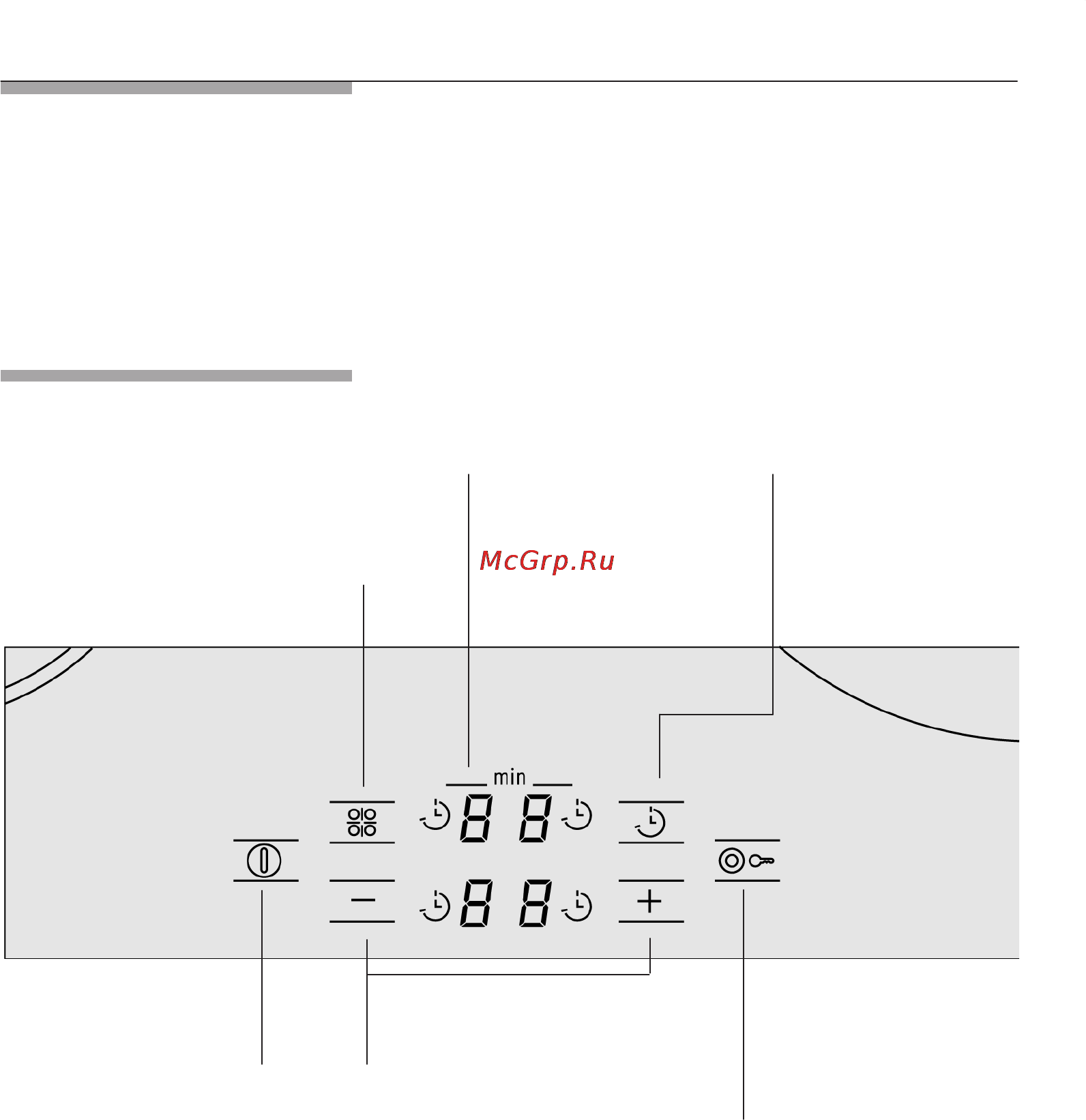 Bosch PKF645R14E [9/47] Панель управления