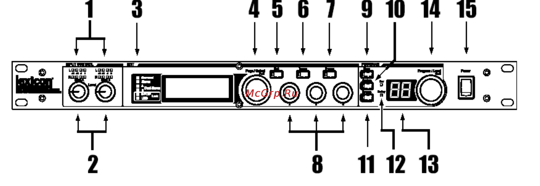Lexicon MX400XL [10/59] 3 4 5 6 7 9 10 14 15