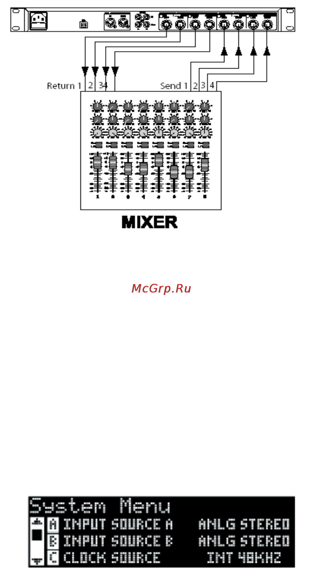 Lexicon MX400 [16/59] Мх400 и цифровой i o вход выход