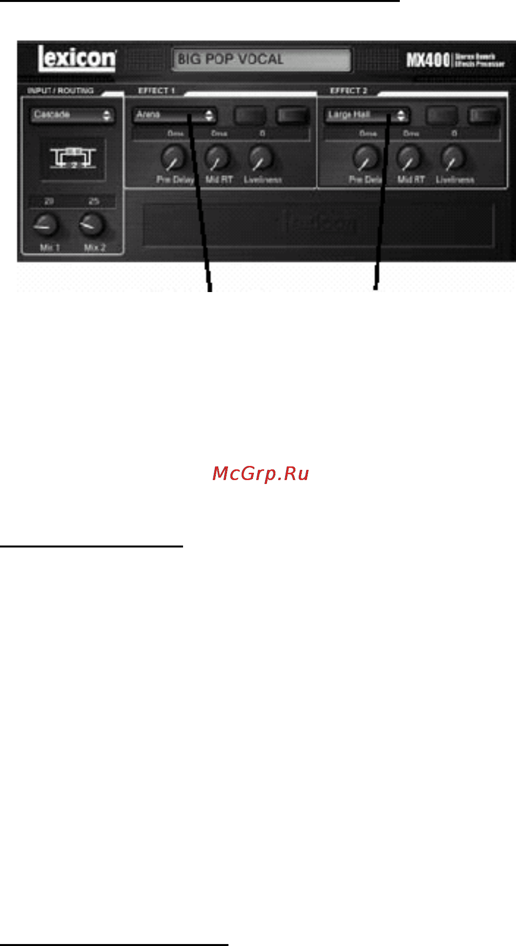 Lexicon MX400XL Инструкция по эксплуатации онлайн [45/59] 7020