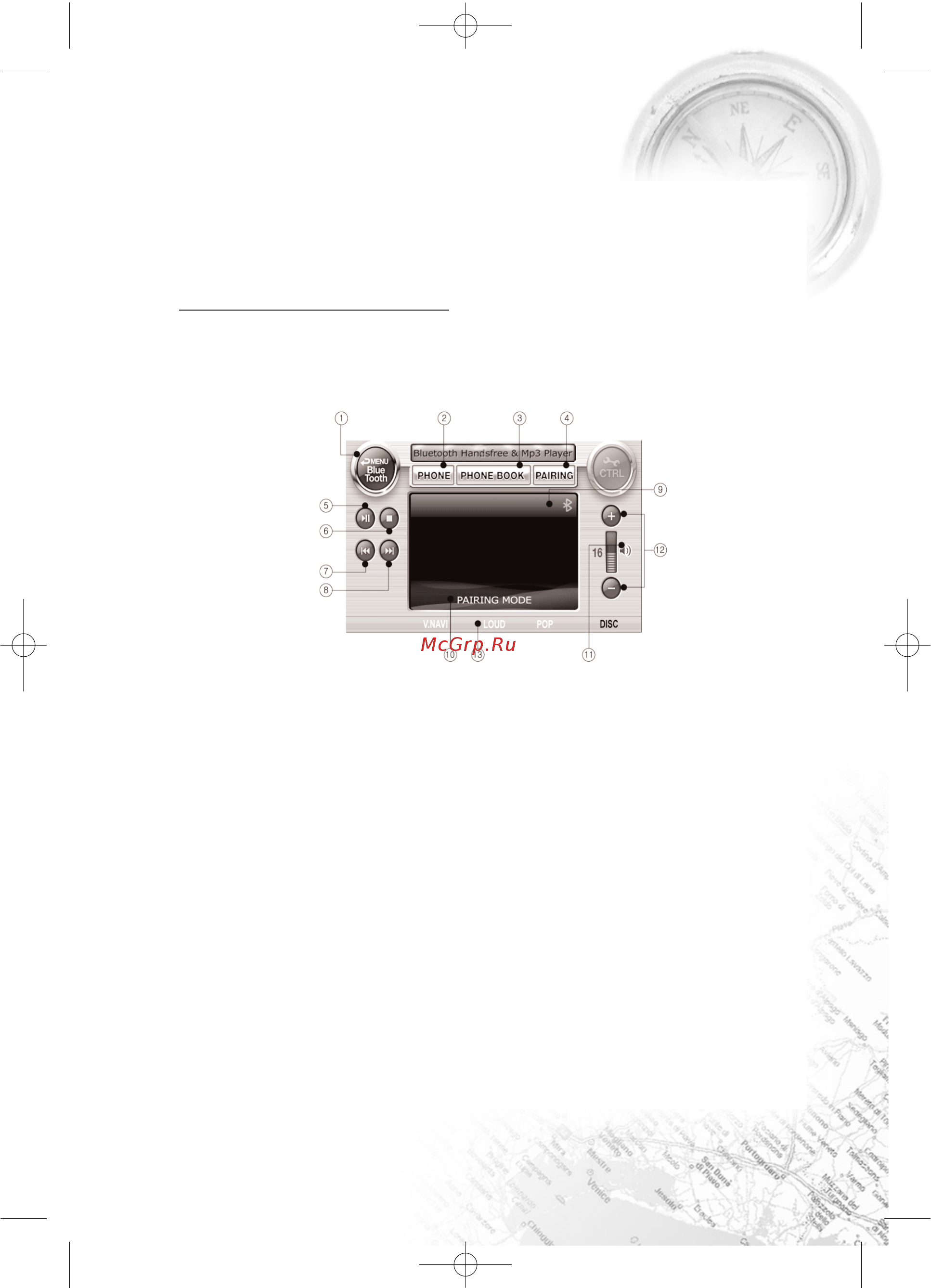 Carmani CA-400 [39/168] Выбор режима bluetooth