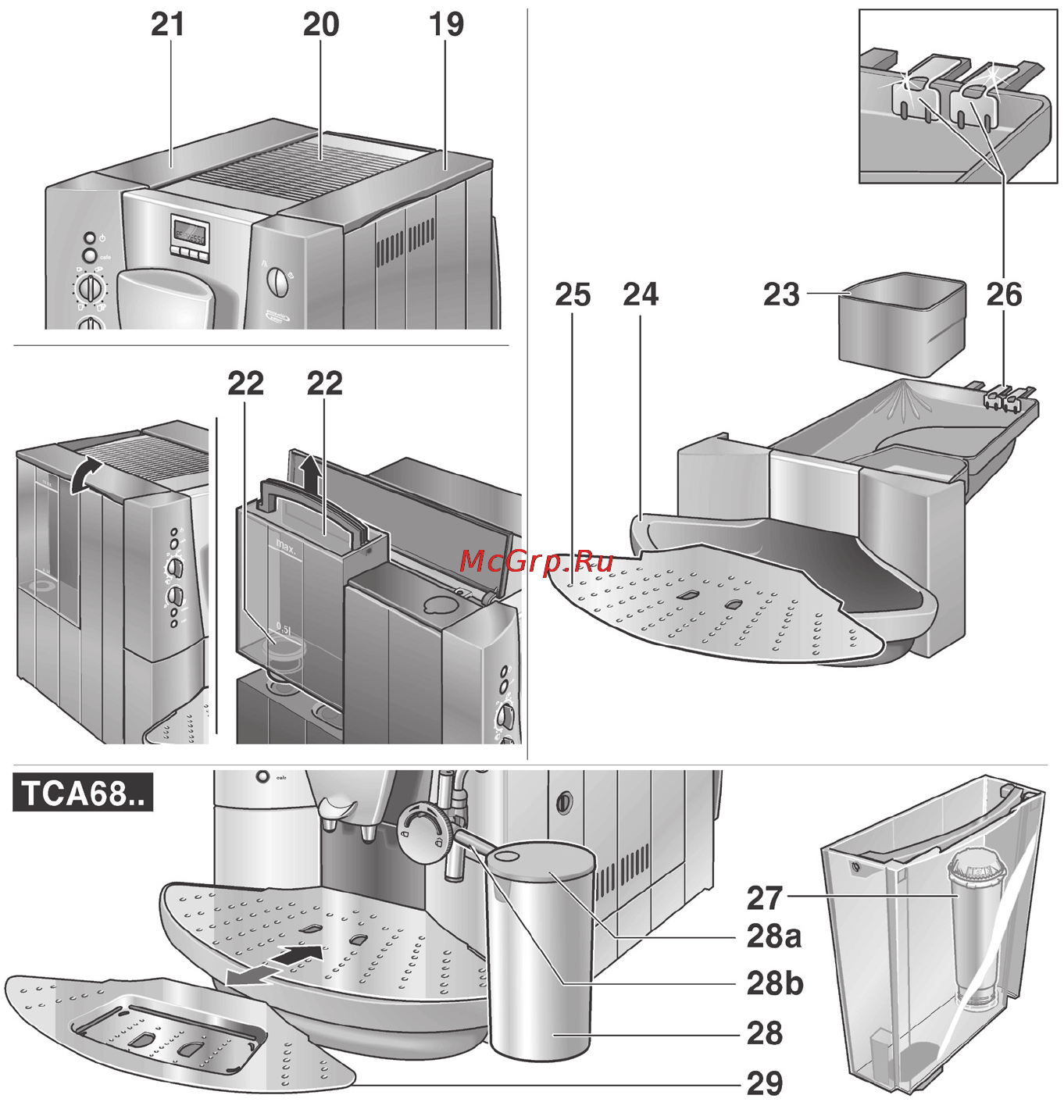Bosch TCA 6809 Инструкция по эксплуатации онлайн [31/31] 7093