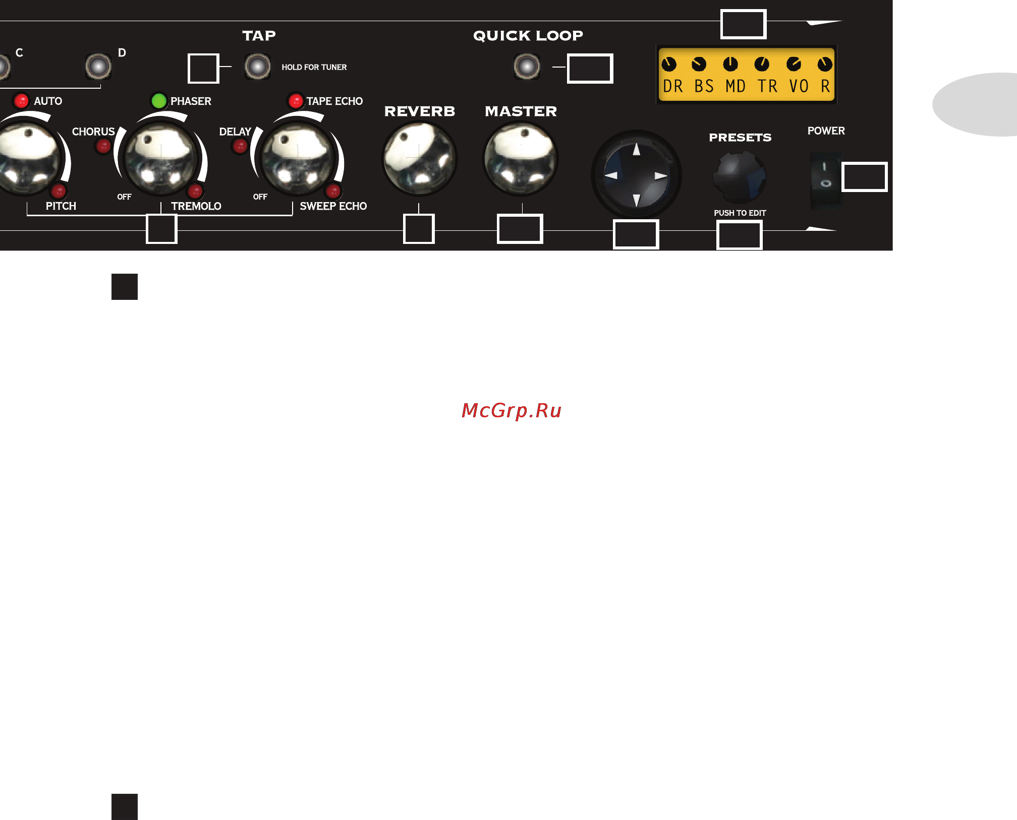 Line6 SPIDER IV 120 [7/33] Регуляторы эффектов
