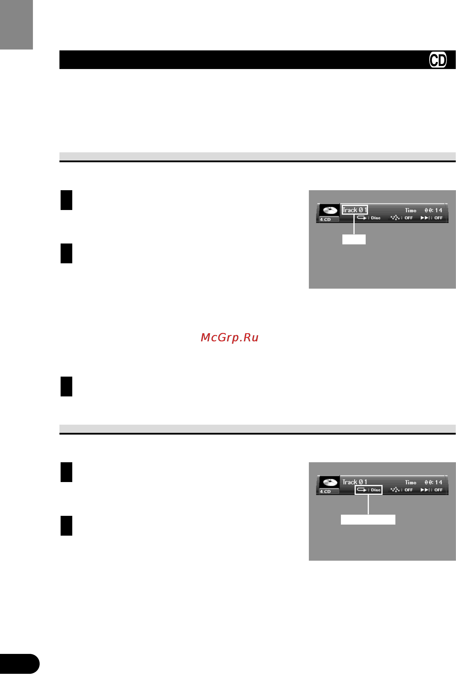 Pioneer XDV-P9-II [38/80] Operating with the information display 1 of a cd