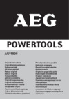 AEG 419900 AU 1000 Инструкция по эксплуатации
