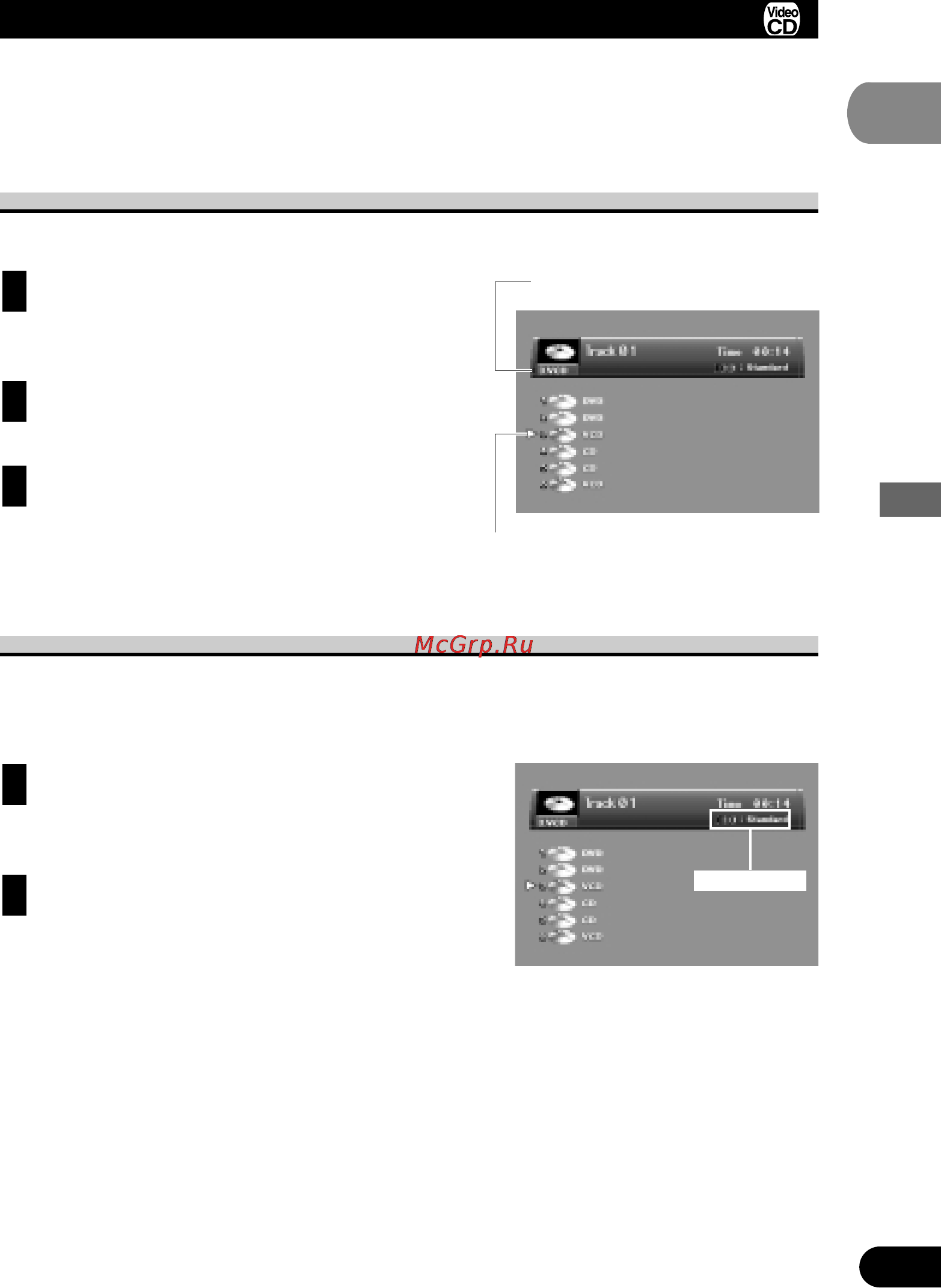 Pioneer XDV-P9 [39/84] Operating with the information display 2 of a video cd