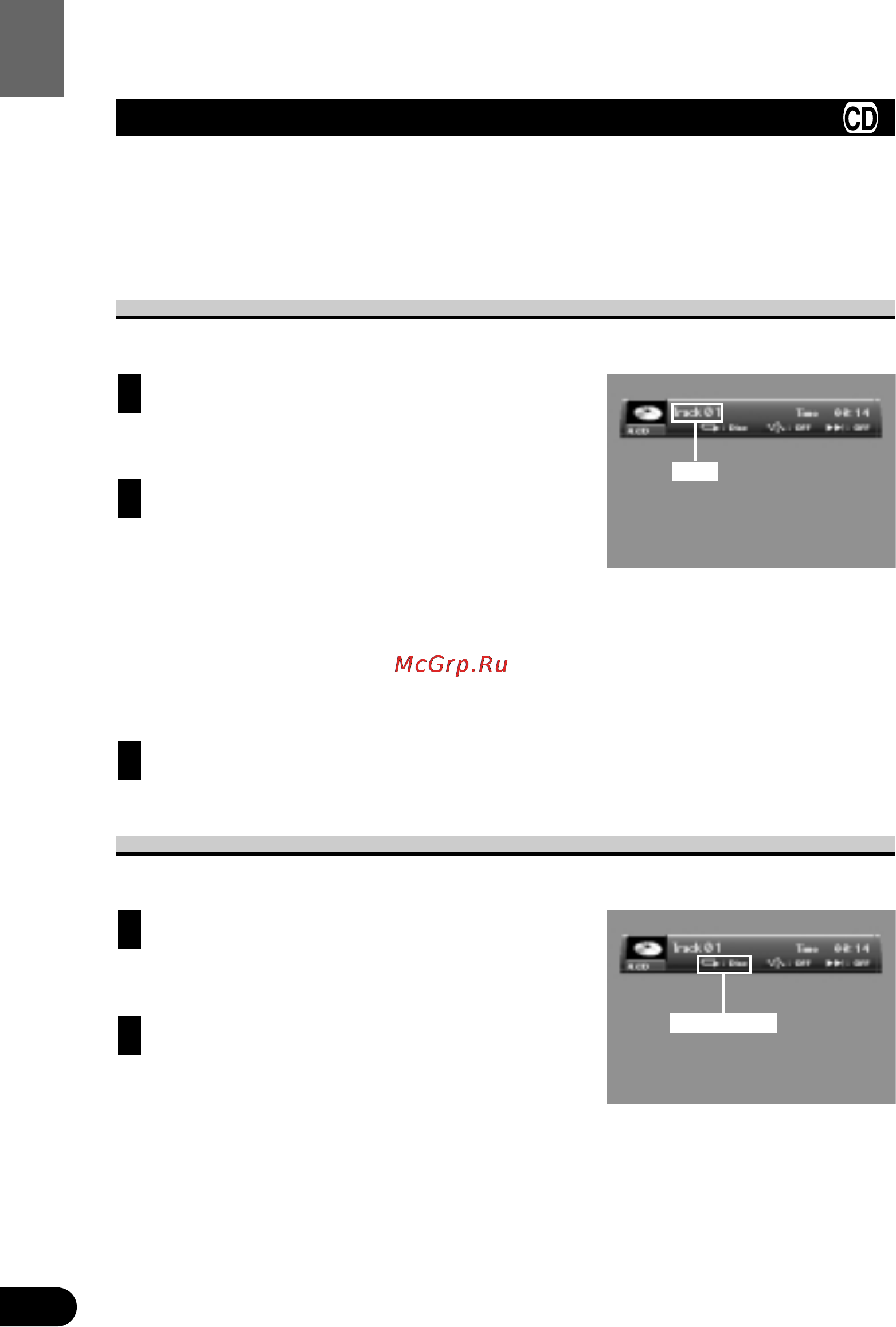Pioneer XDV-P9 [40/84] Operating with the information display 1 of a cd