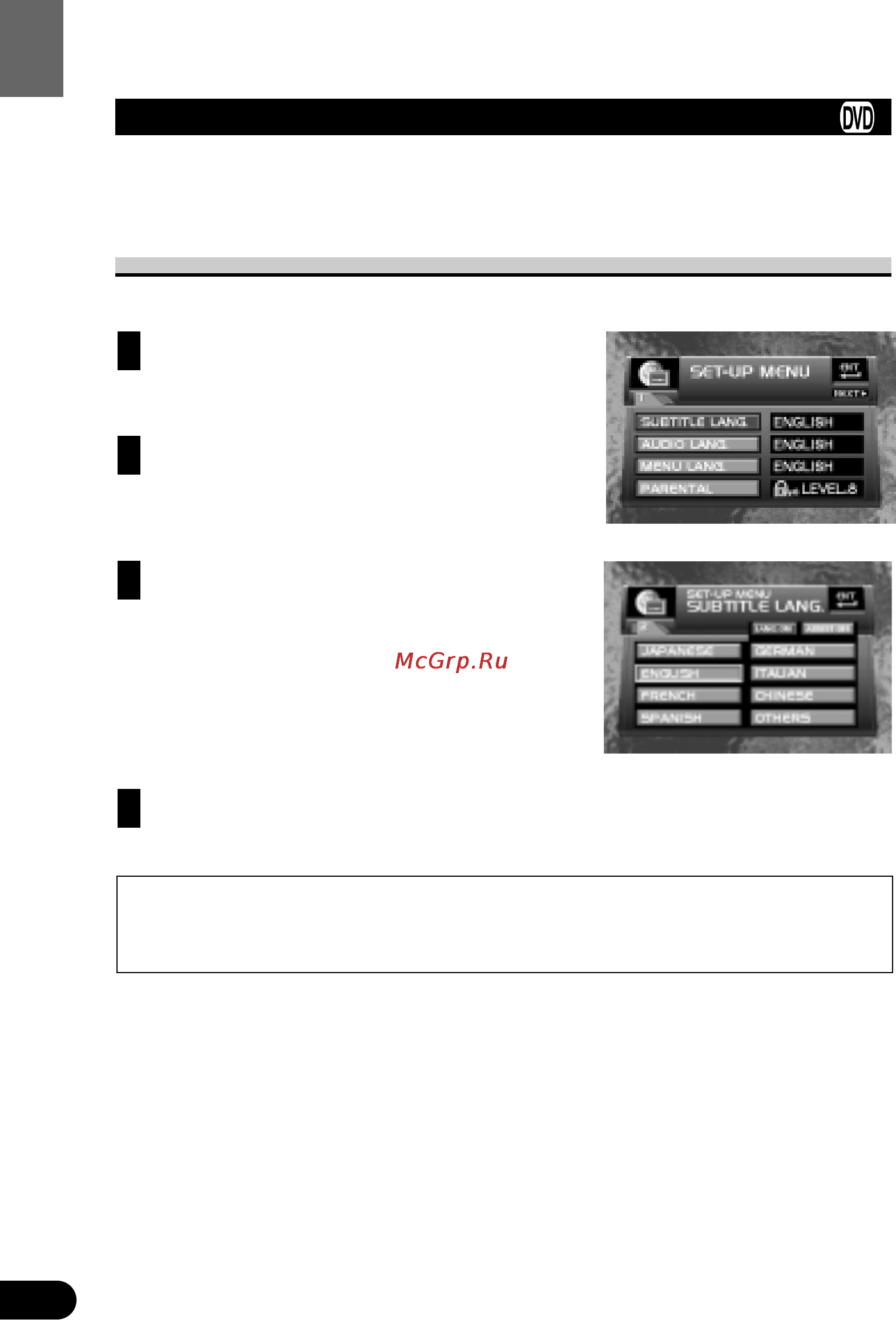Pioneer XDV-P9 [44/84] Setting subtitles and assist subtitles on off