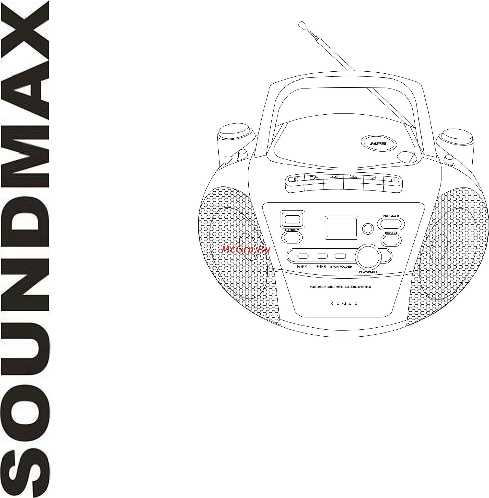 Soundmax SM-2403 Инструкция по эксплуатации онлайн