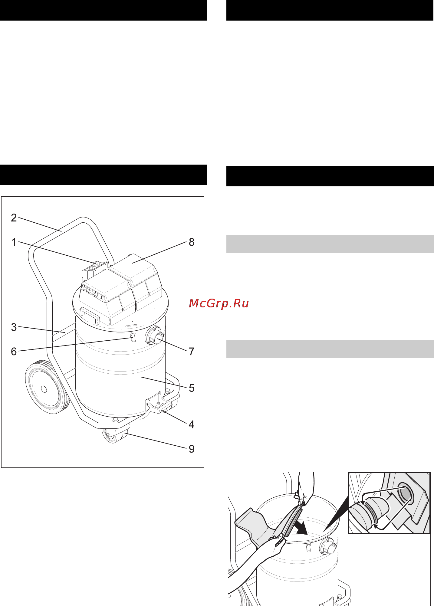 Karcher NT 802 IV [118/176] Elementele aparatului