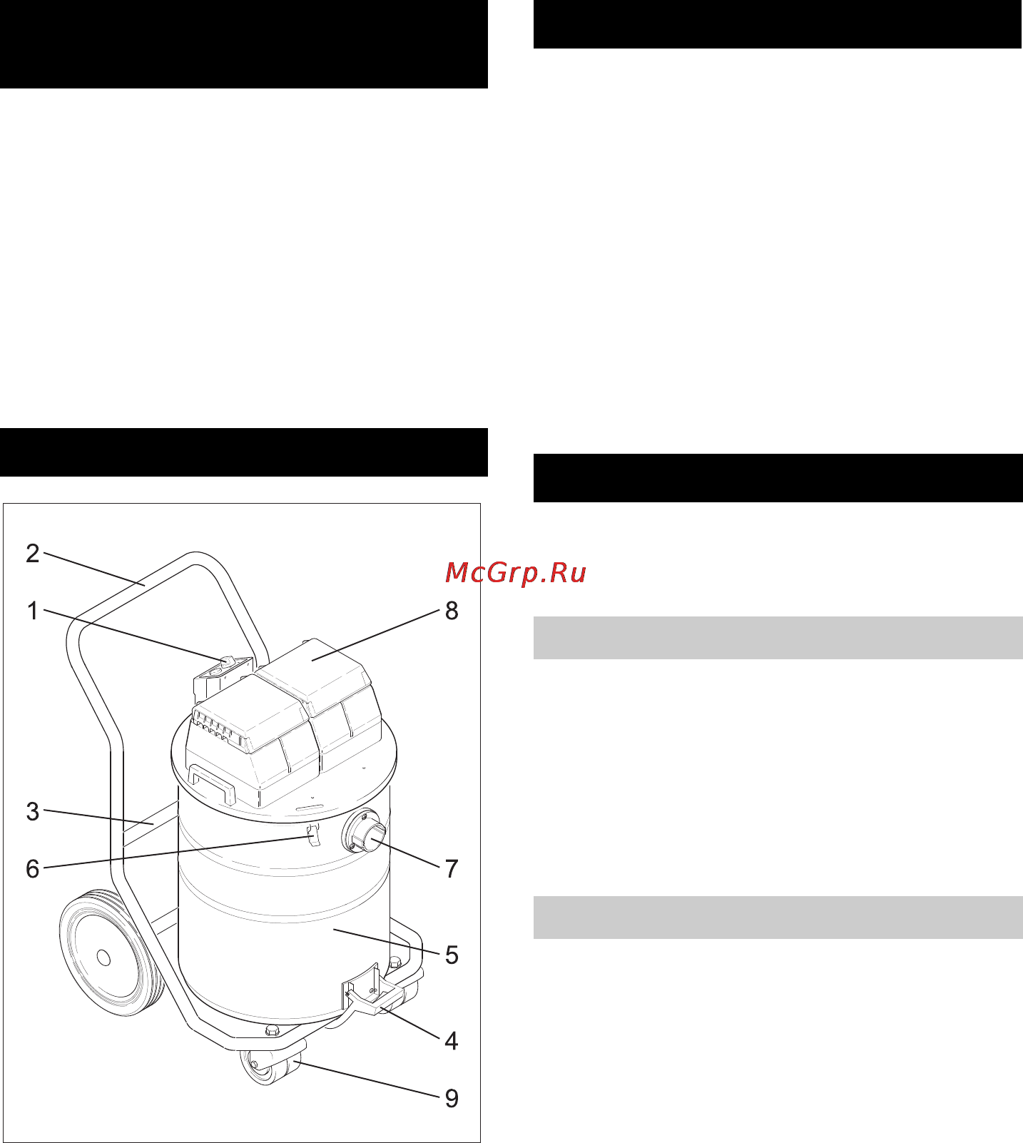 Karcher NT 802 I O.ZUBEHOER [142/176] Елементи на уреда