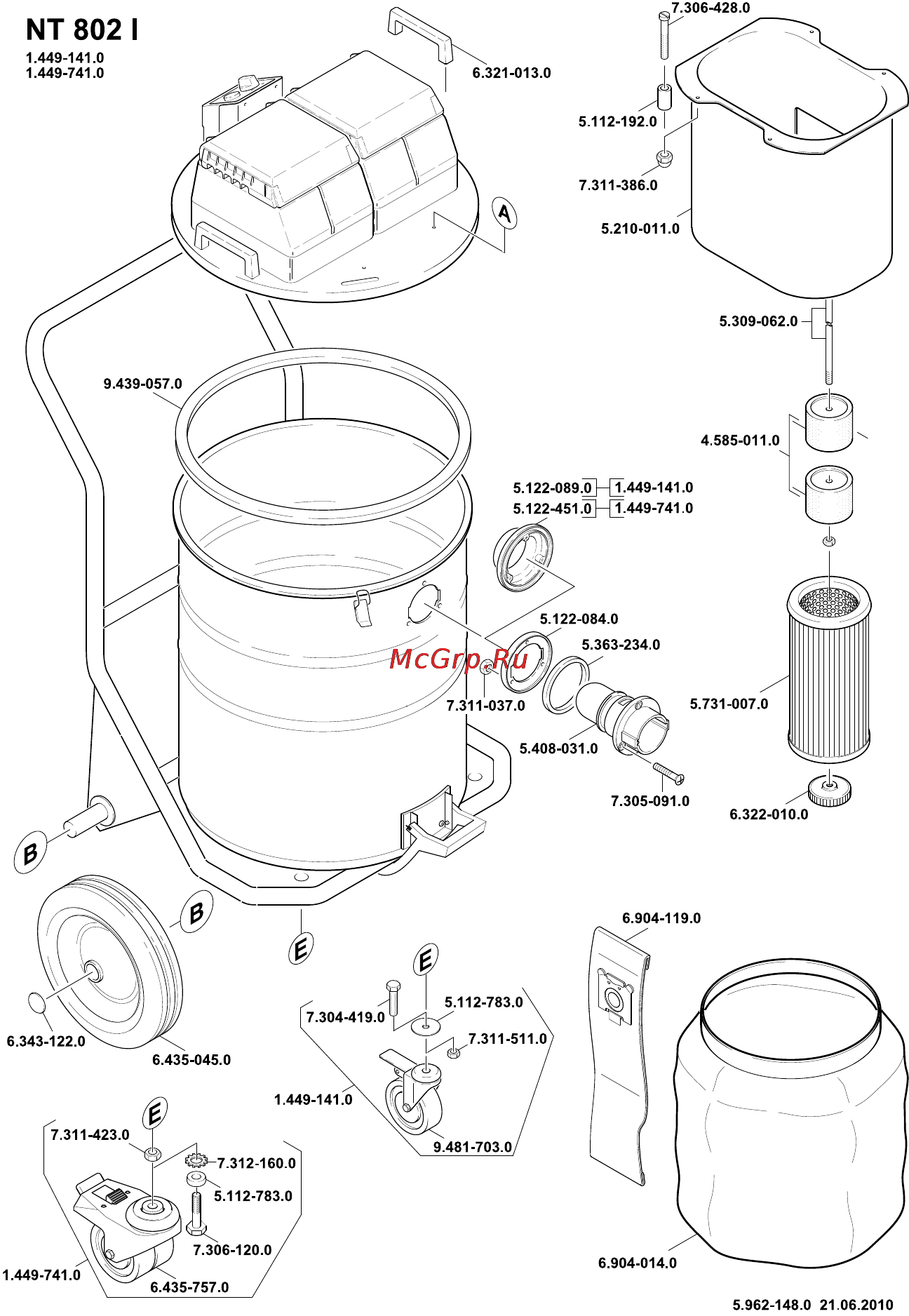Karcher NT 802 IV Инструкция по эксплуатации онлайн [173/176] 7226