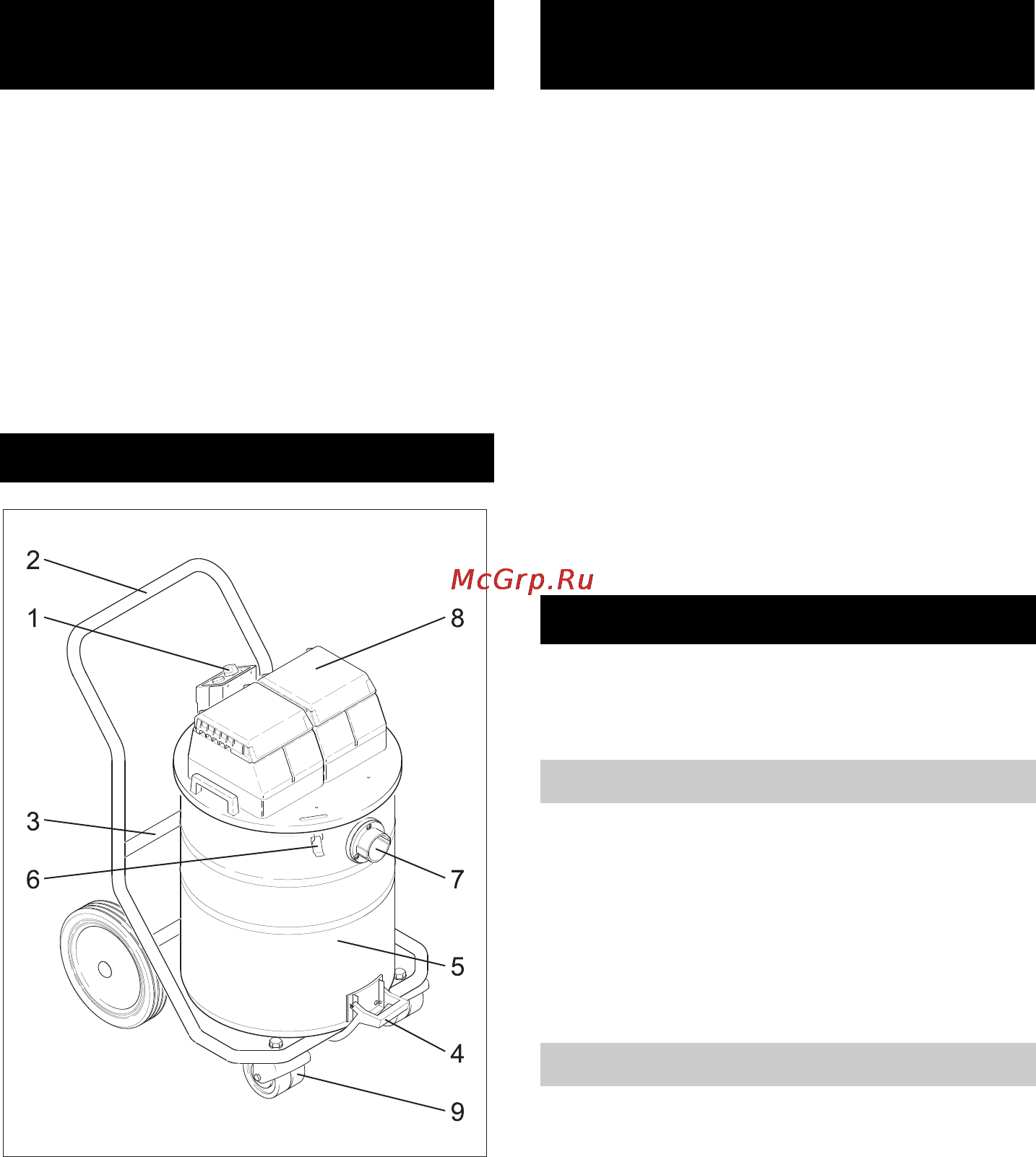 Karcher NT 802 I O.ZUBEHOER [86/176] Элементы прибора