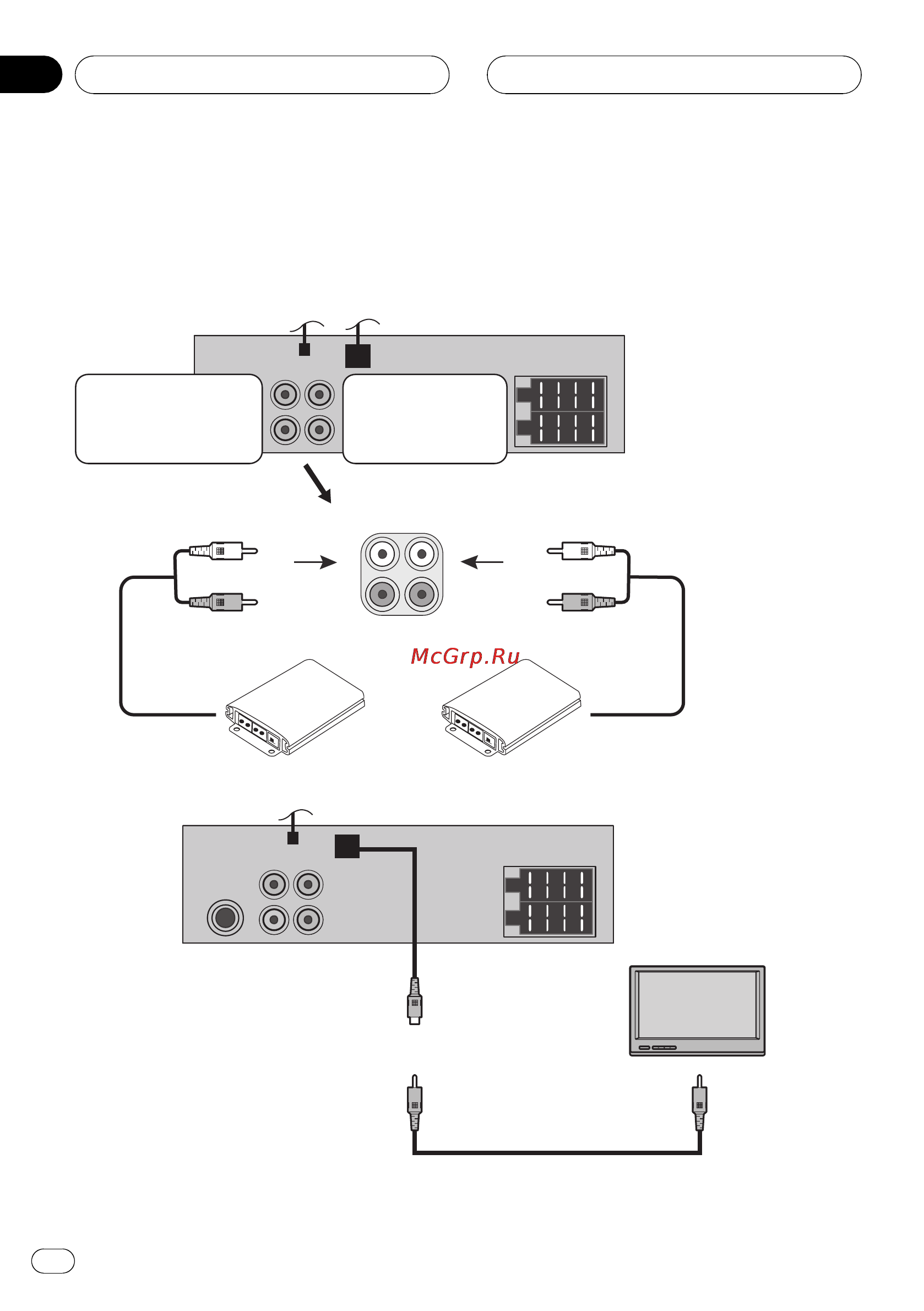 Pioneer DVH-3900MP [48/112] Connecting to auxiliary equipment optional