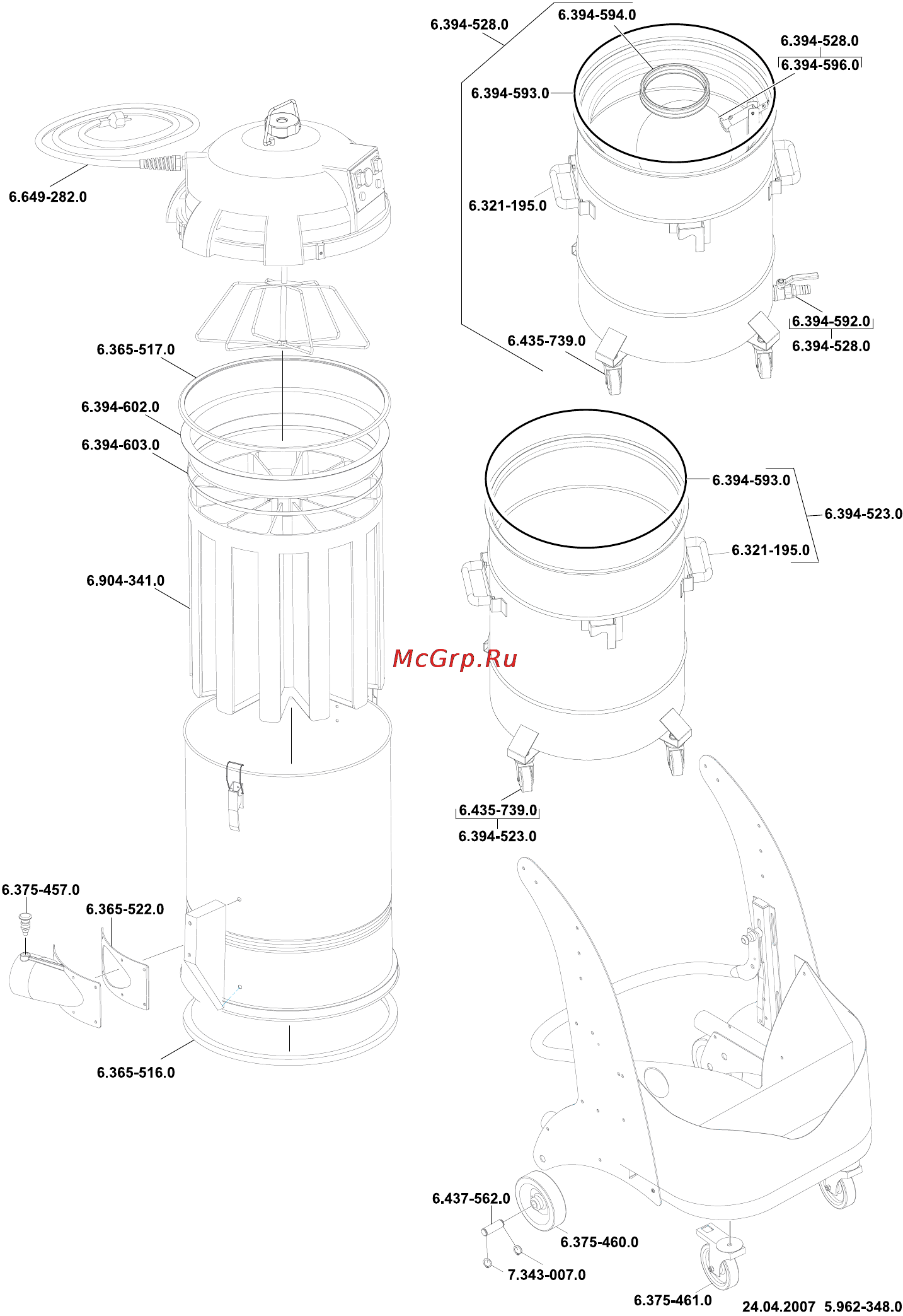 Karcher IV 60/24-2 W Инструкция по эксплуатации онлайн [215/216] 7241