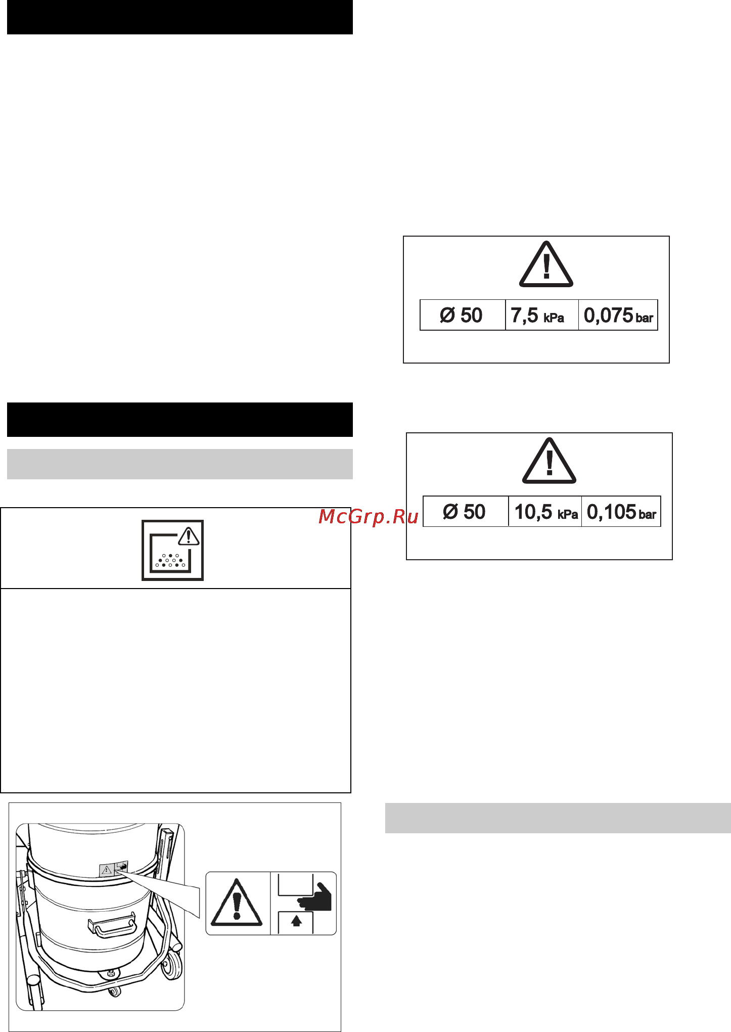 Karcher IV 60/27-1 M B1 [232/250] Naudojimas pagal paskirtį