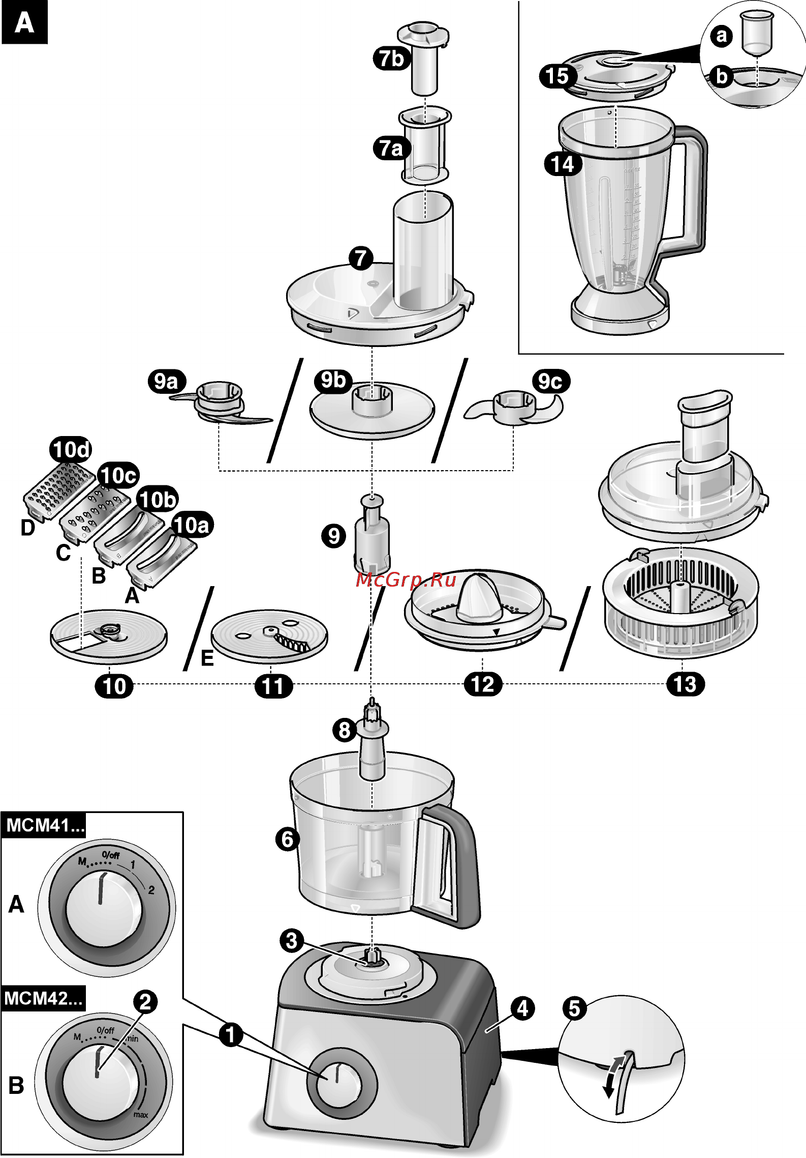 Bosch MCM 4100 Инструкция по эксплуатации онлайн [15/20] 3669