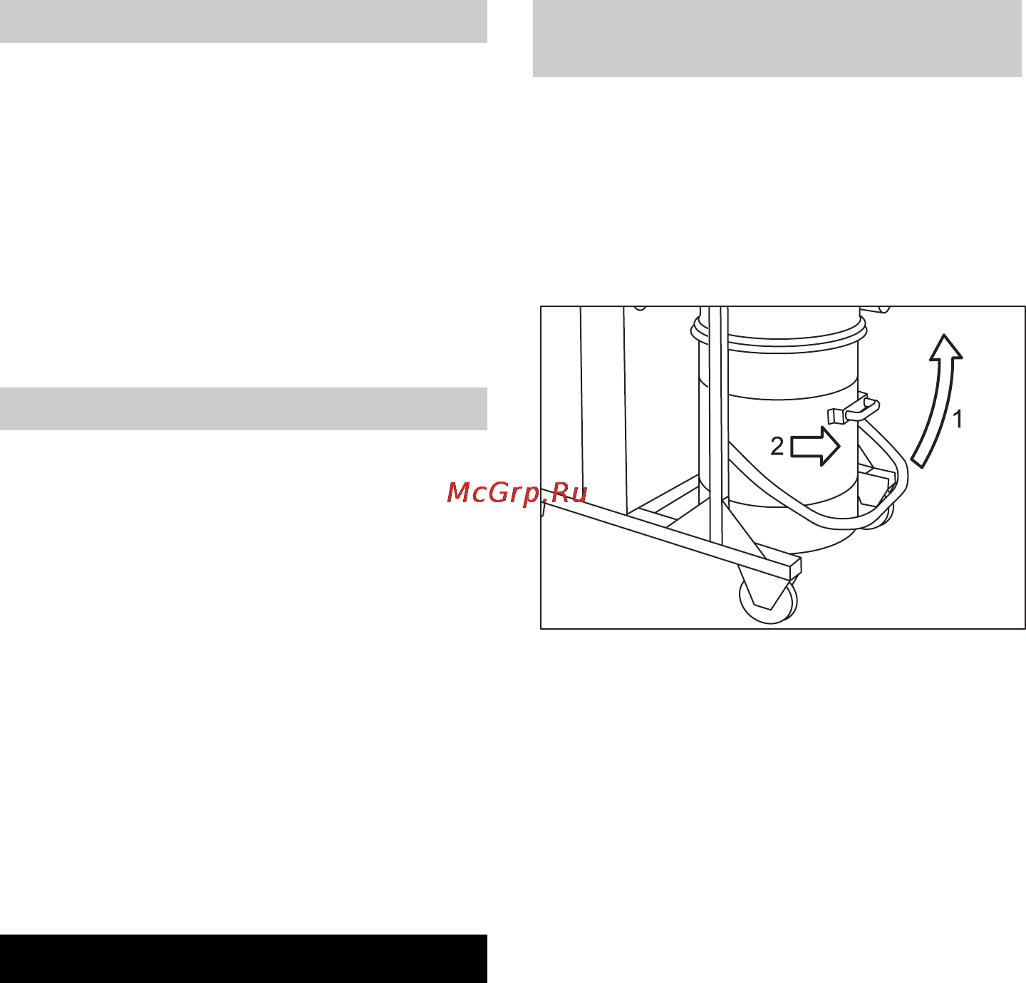 Karcher IV 100 / 55 [160/262] Ustavitev obratovanja