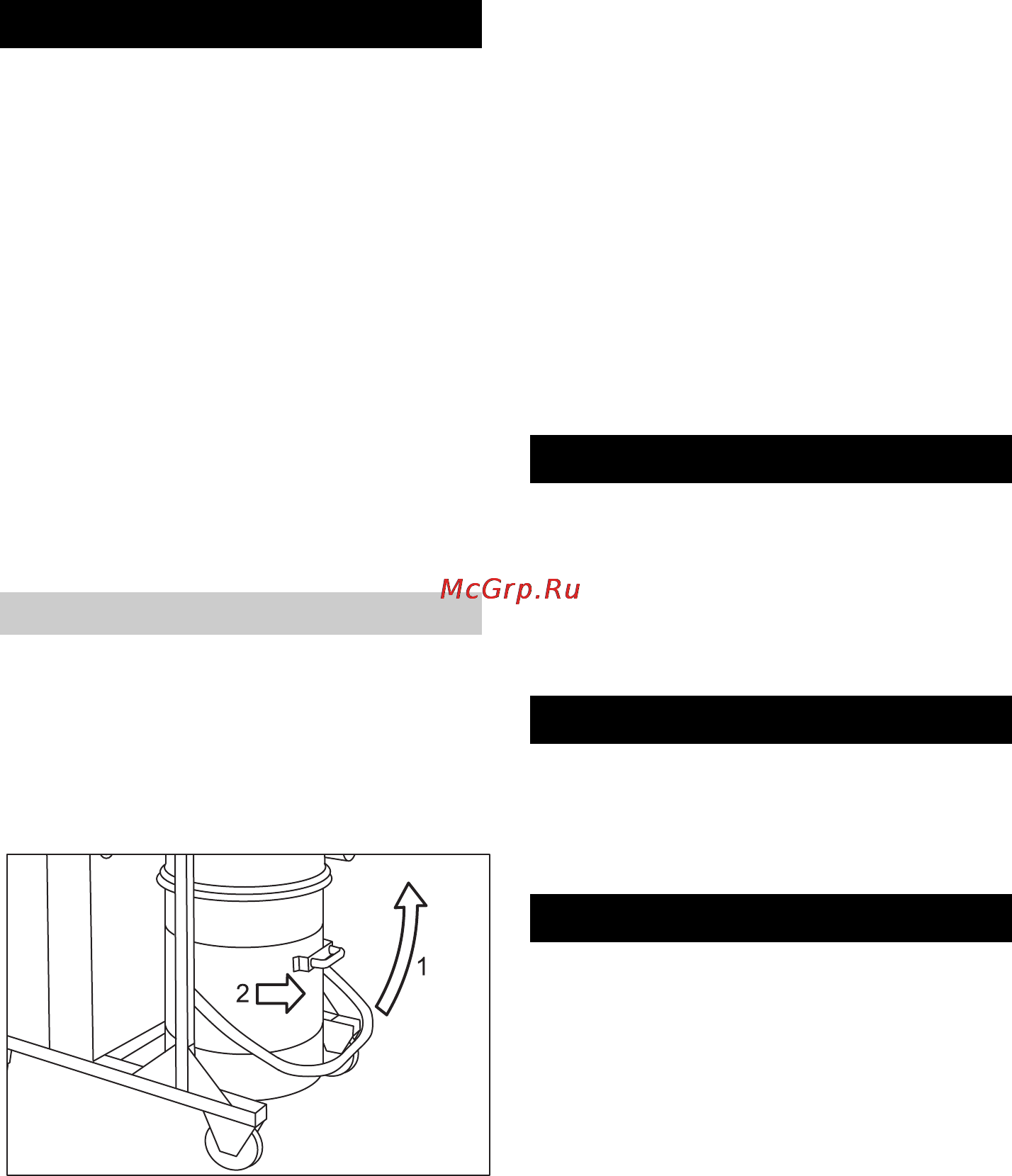 Karcher IV 100 / 55 M B1 [111/320] Lagring av maskinen