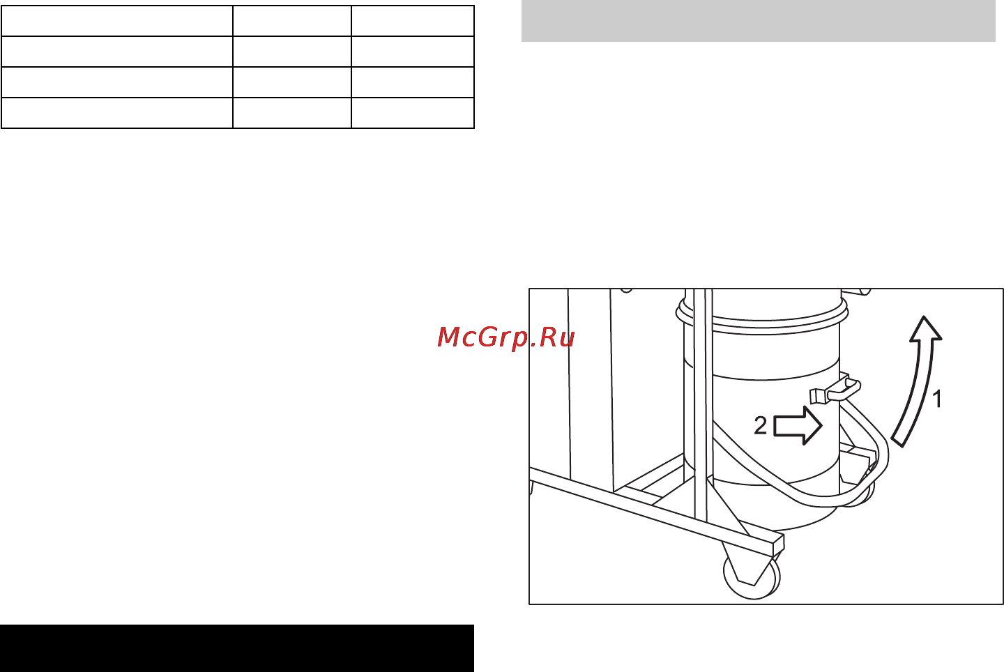Karcher IV 100 / 55 M B1 [217/320] Scoaterea din funcţiune