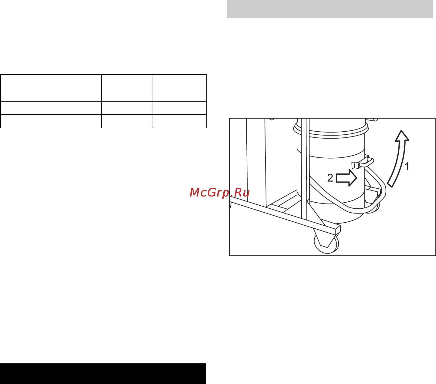Karcher IV 100 / 55 M B1 [288/320] Ekspluatācijas pārtraukšana