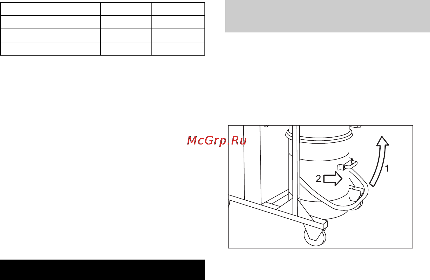 Karcher IV 100 / 55 M B1 [43/320] Messa fuori servizio