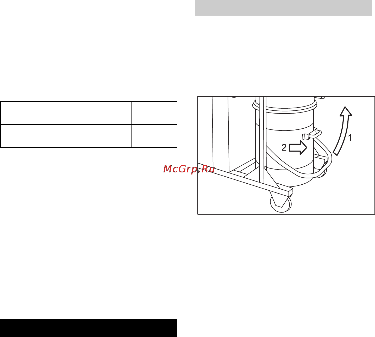Karcher IV 100 / 55 M B1 [66/320] Puesta fuera de servicio
