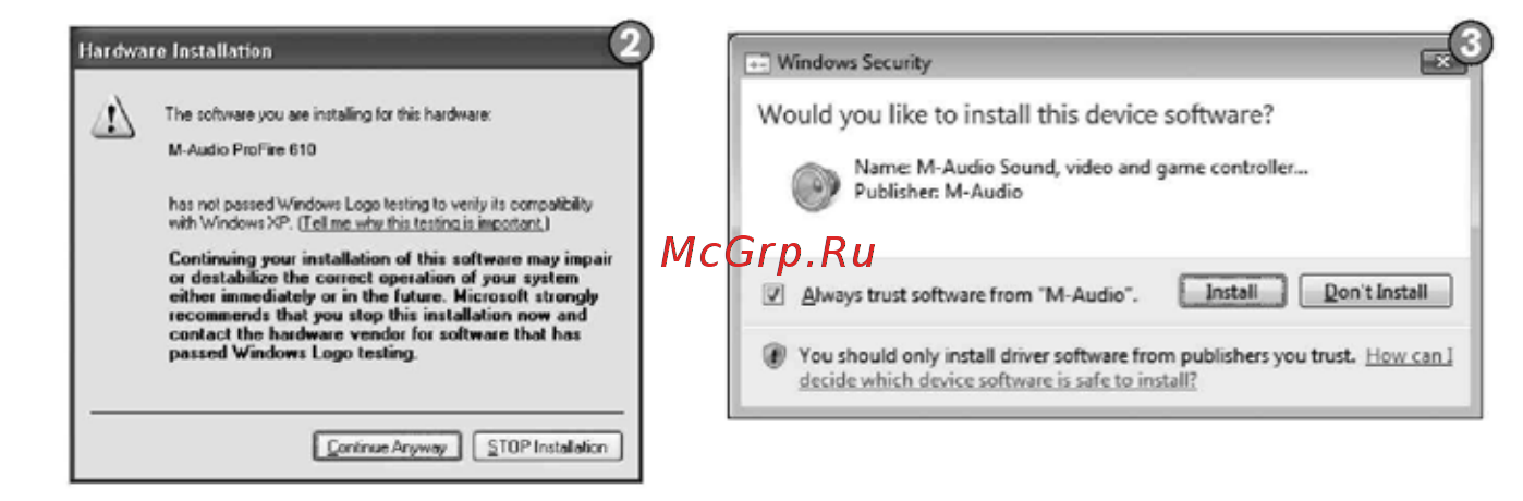 M-Audio PROFIRE 610 Инструкция по эксплуатации онлайн [3/9] 7303